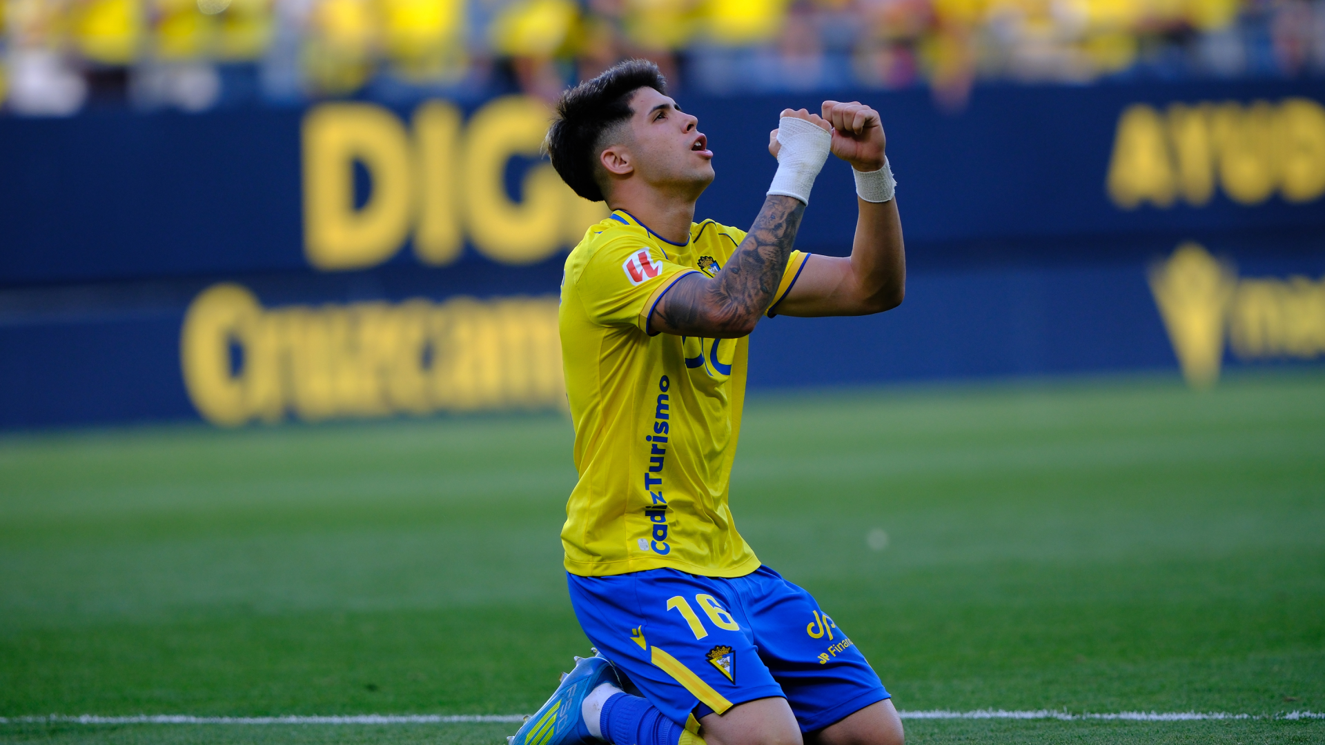 Antoñito Cordero, en un partido con el Cádiz Antoñito Cordero, en un partido con el Cádiz