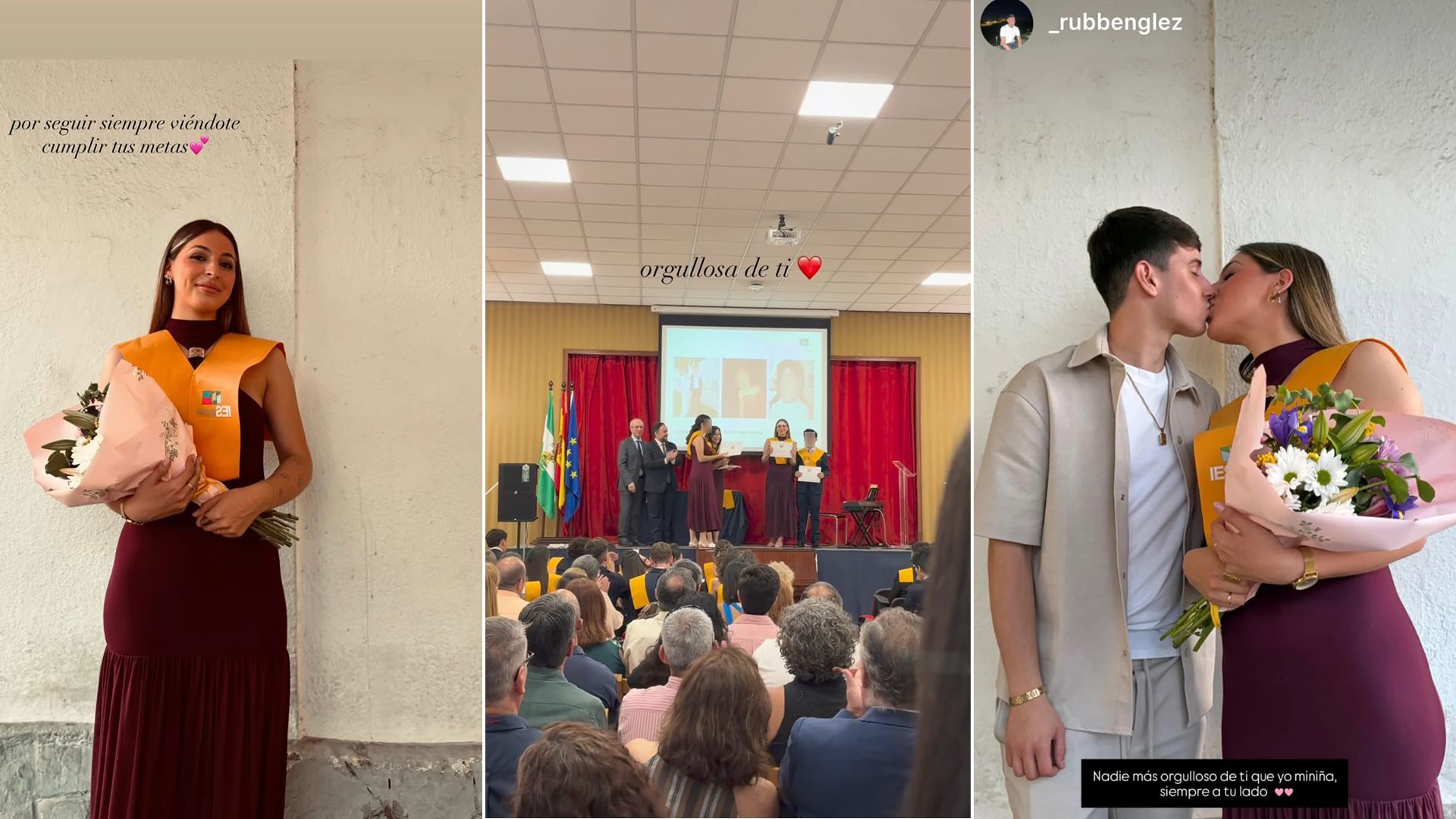Daniela Ramos se ha graduado de segundo de Bachillerato