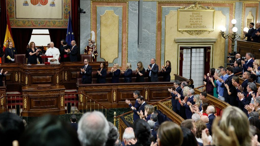El histórico discurso del papa León XIV en el Congreso de los Diputados, íntegro