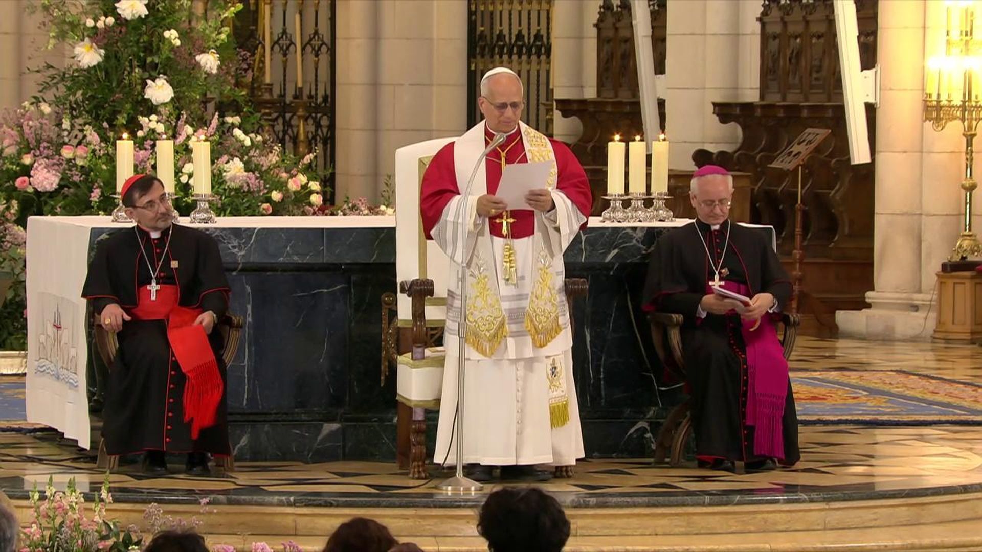 El papa Leon XIV en la Almudena de Madrid
