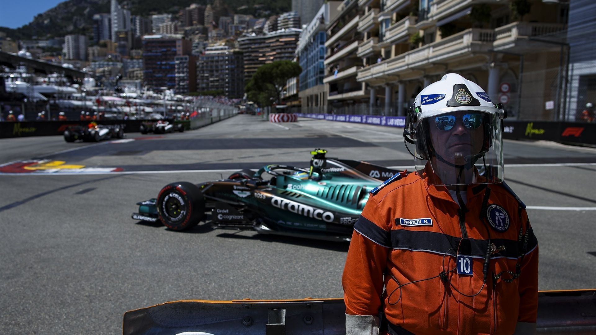 Fernando Alonso, en las calles de Mónaco