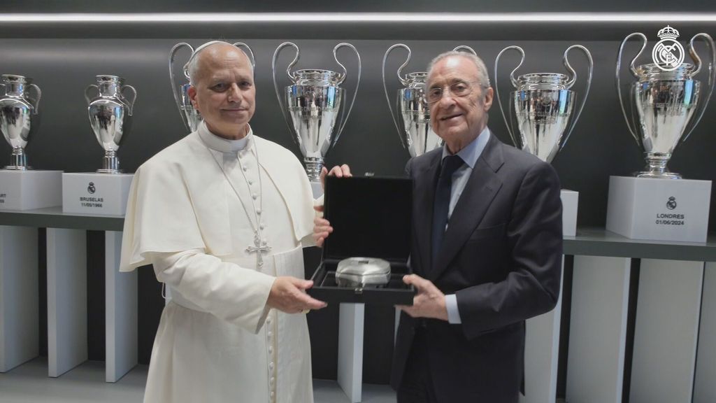 Florentino recibe al Papa León XIV