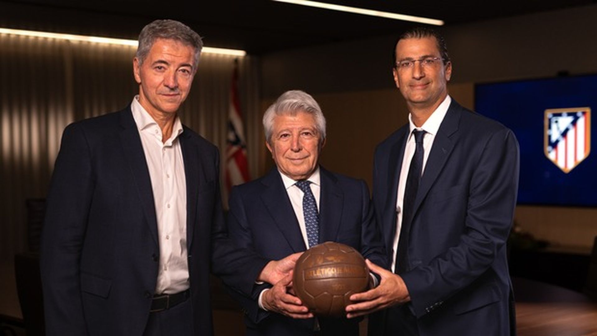 Gil Marín, Enrique Cerezo y Robert Givone Gil Marín, Enrique Cerezo y Robert Givone