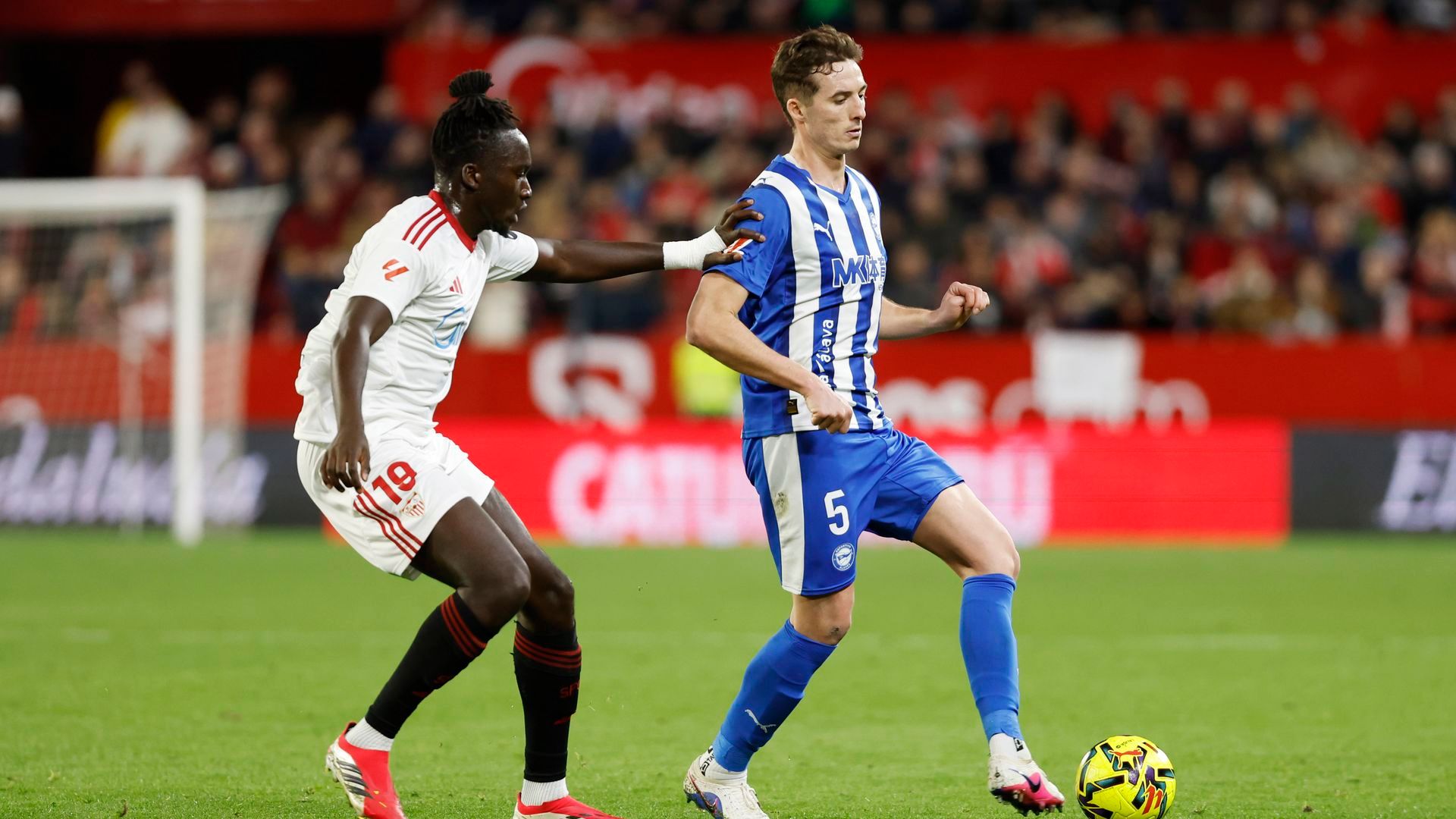Jon Pacheco, en el Deportivo Alavés
