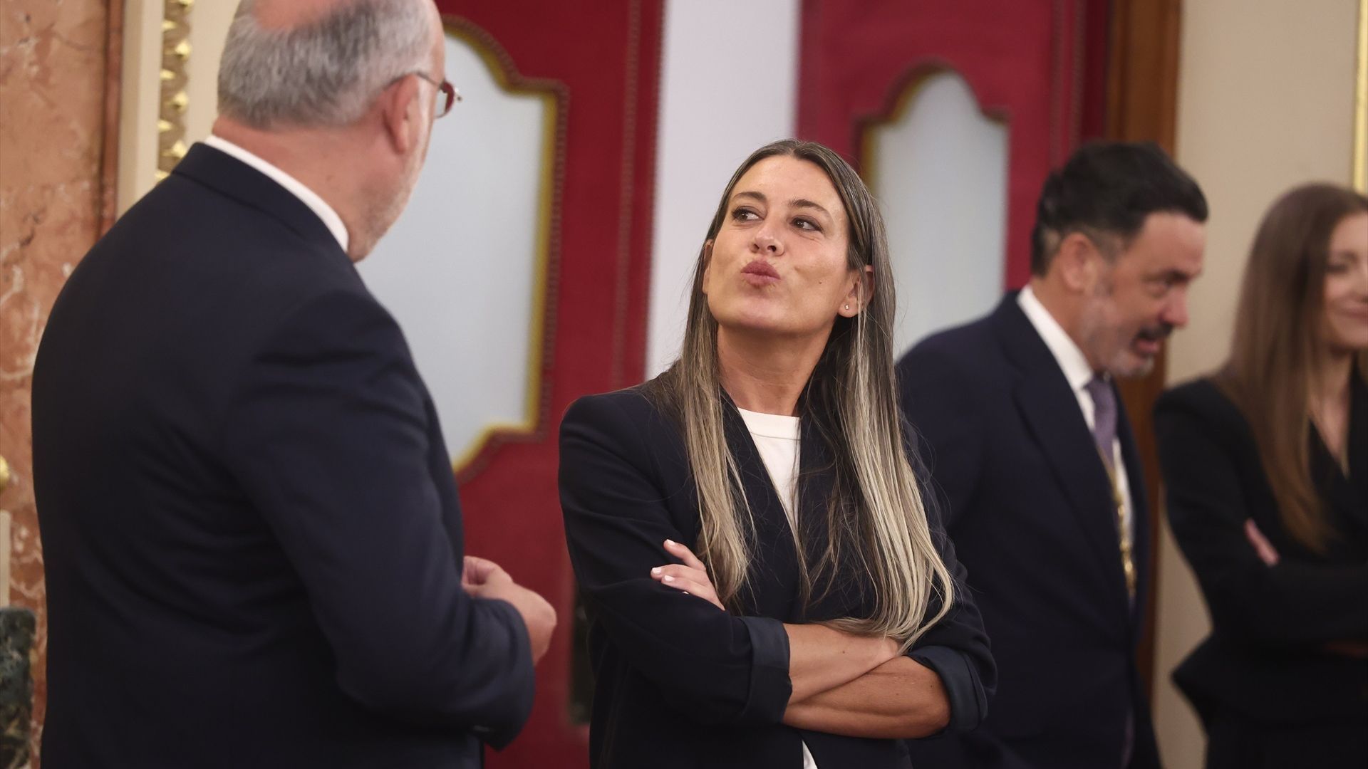 La diputada y portavoz de Junts, Miriam Nogueras