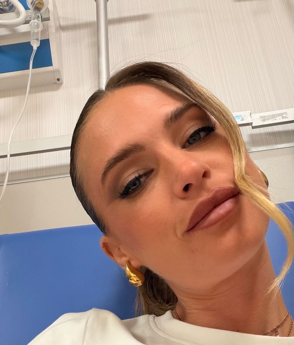 La foto de Almudena Porras en el hospital