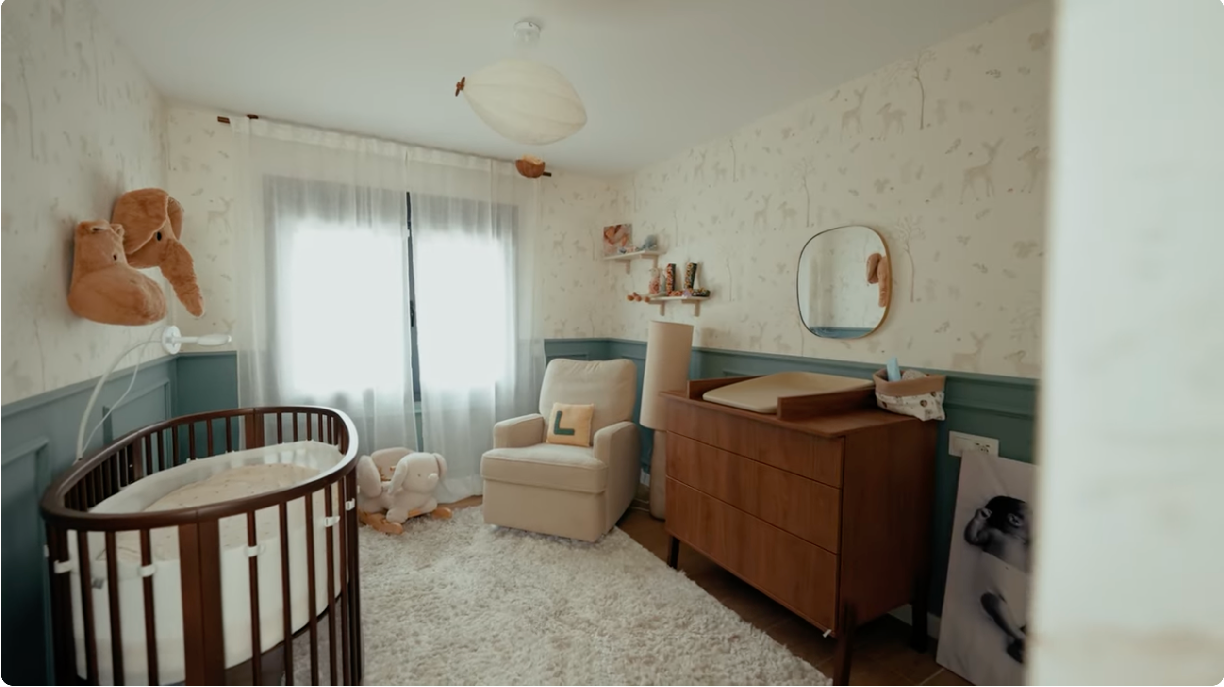 La habitación de Luca y Liah se encuentra en el piso superior