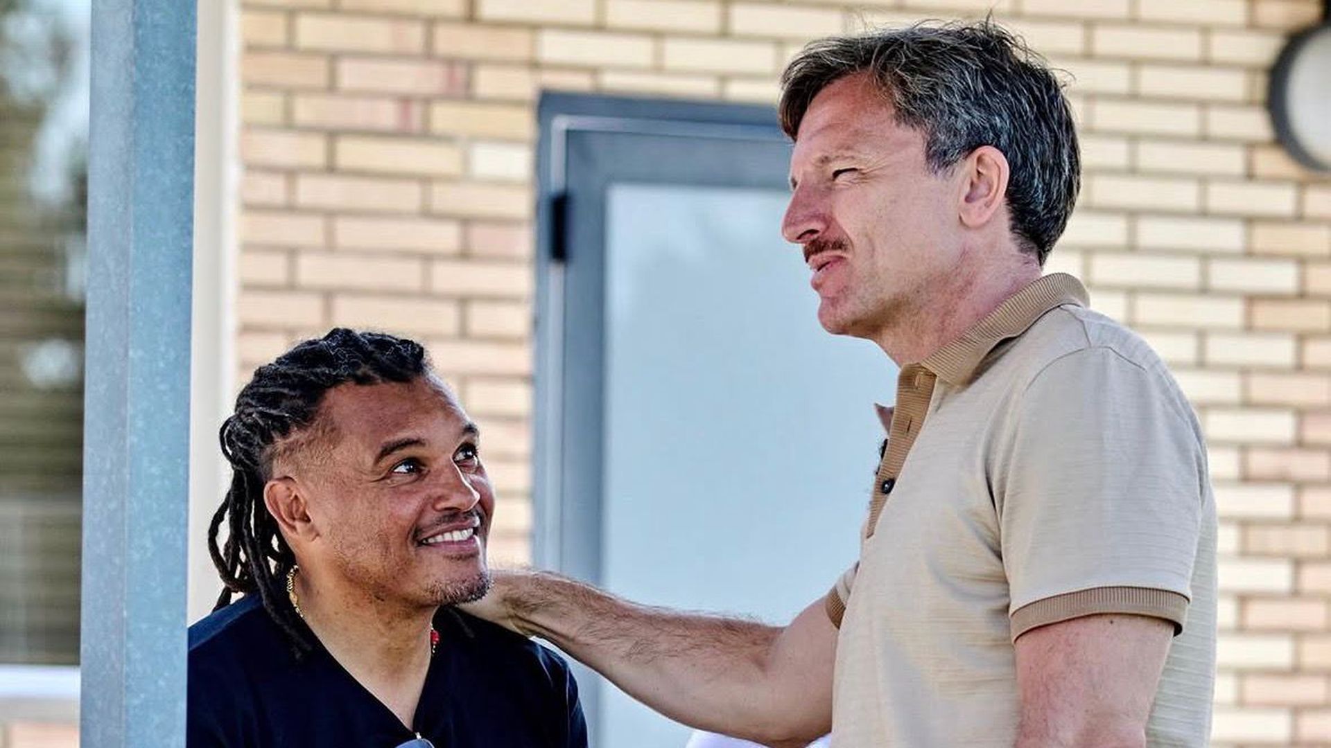 Lalo Arantegui en la Ciudad Deportiva Lalo Arantegui en la Ciudad Deportiva