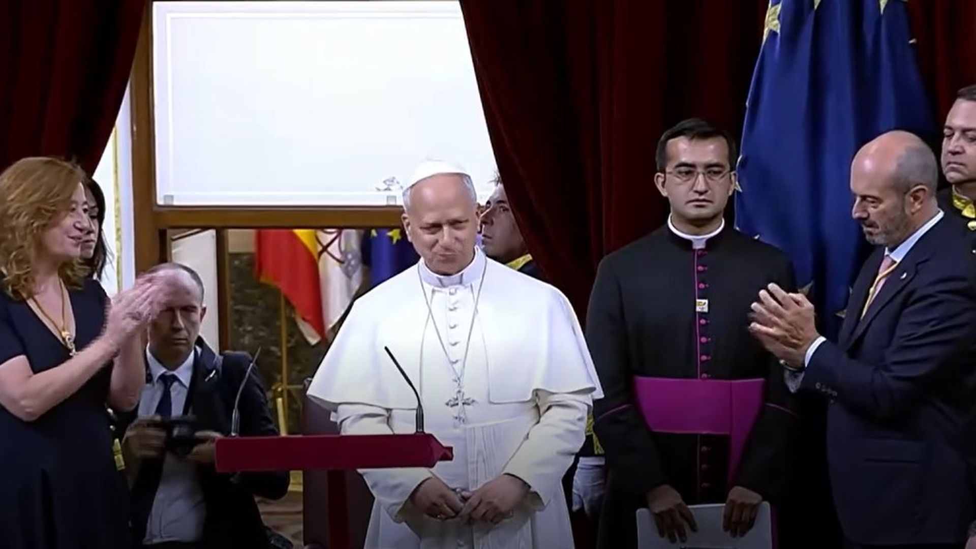 Las frases del discurso del Papa león XIV en el Congreso