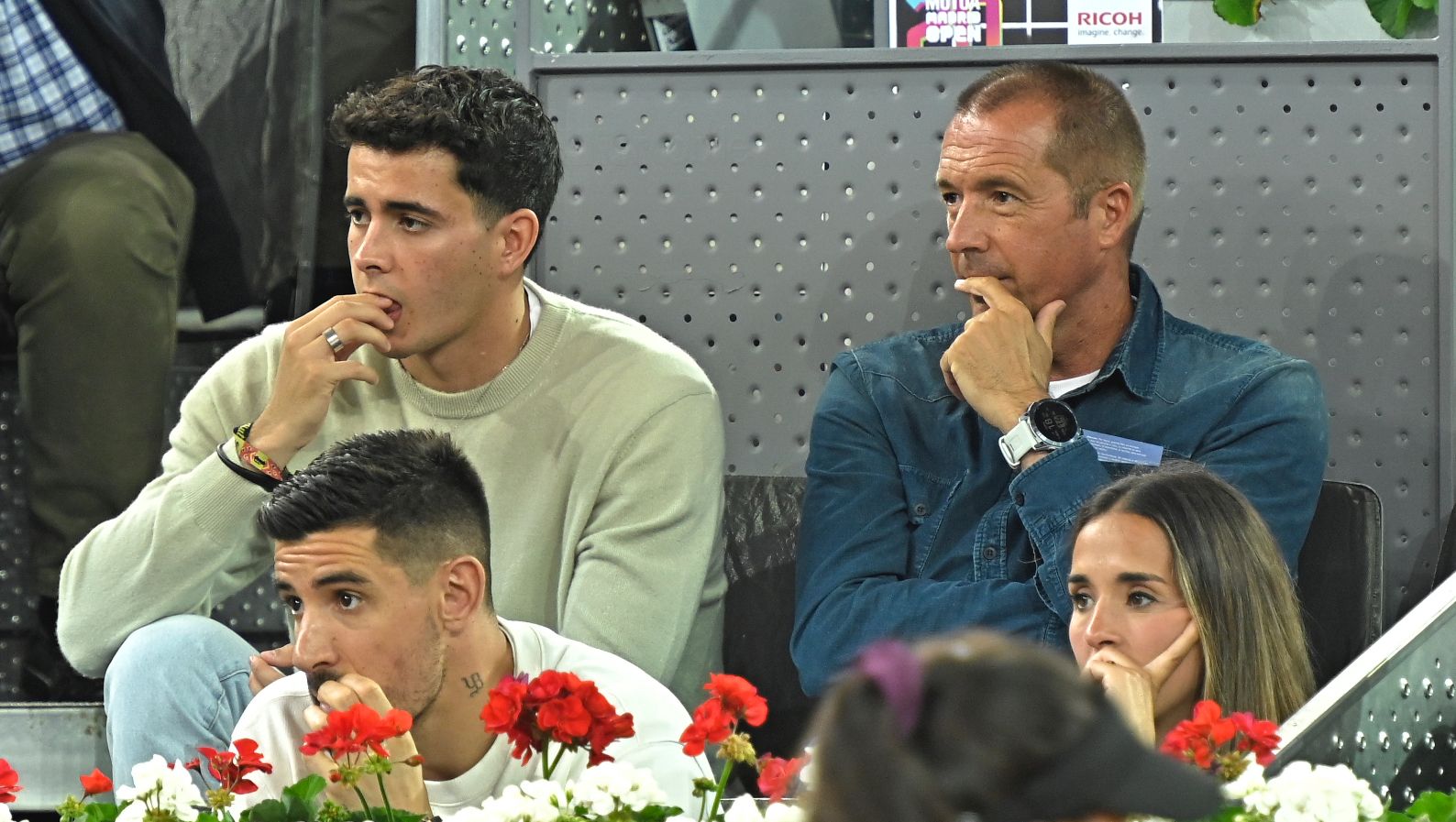 Manu Carreño junto a su hijo Sergio
