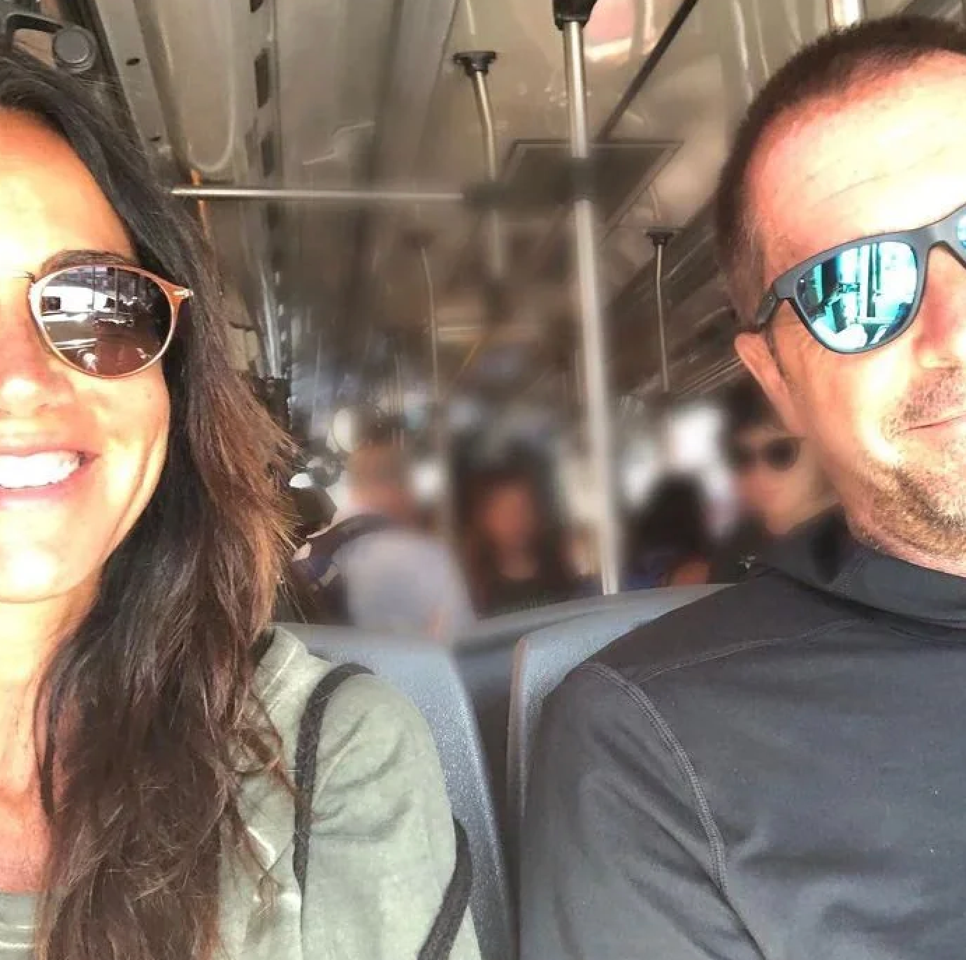 Manu Carreño y su pareja, la periodista Cristina Saavedra