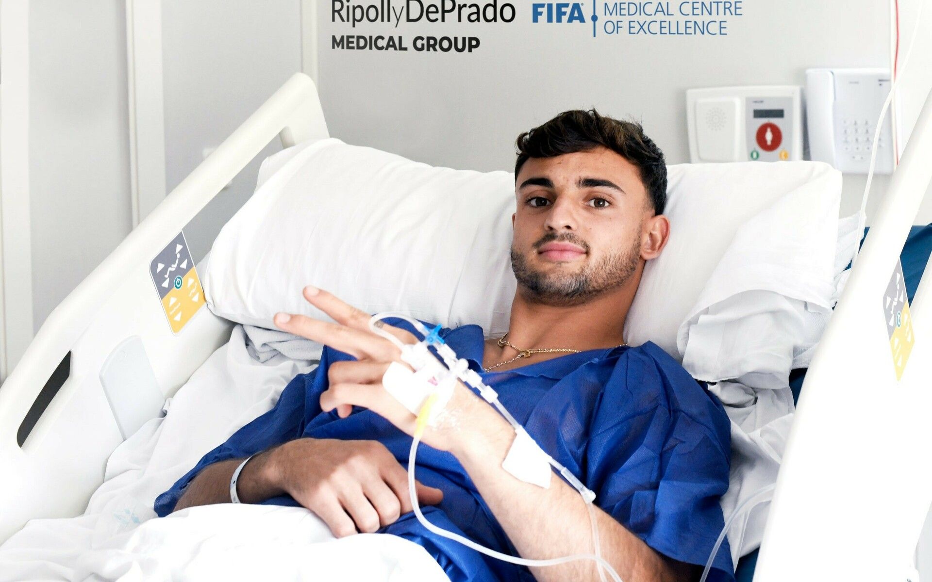 Marc Pubill tras su operación de rodilla