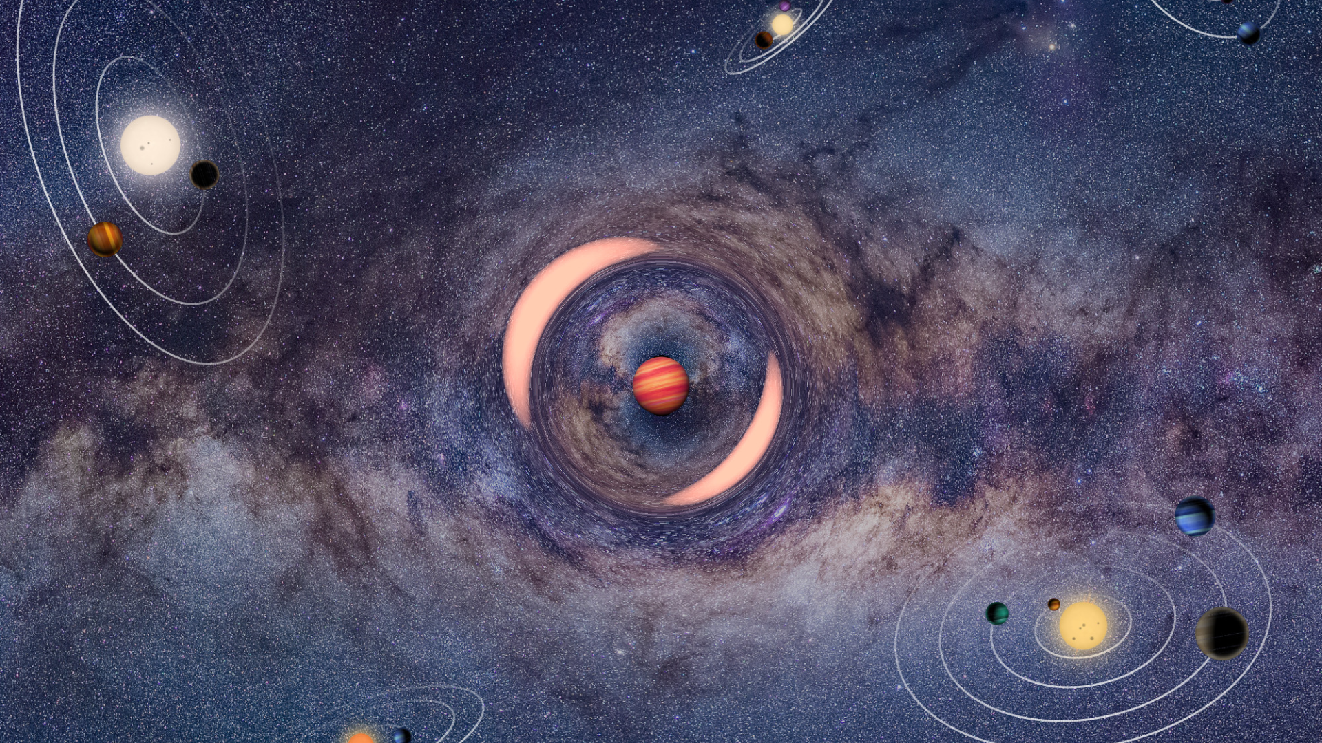 No orbita ninguna estrella y vaga por la Vía Láctea No orbita ninguna estrella y vaga por la Vía Láctea