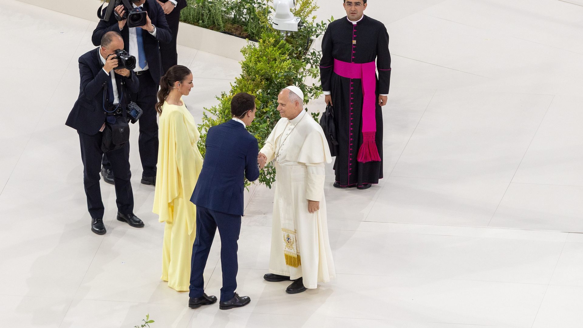 Patricia Pardo, Christian Gálvez y el papa León XIV