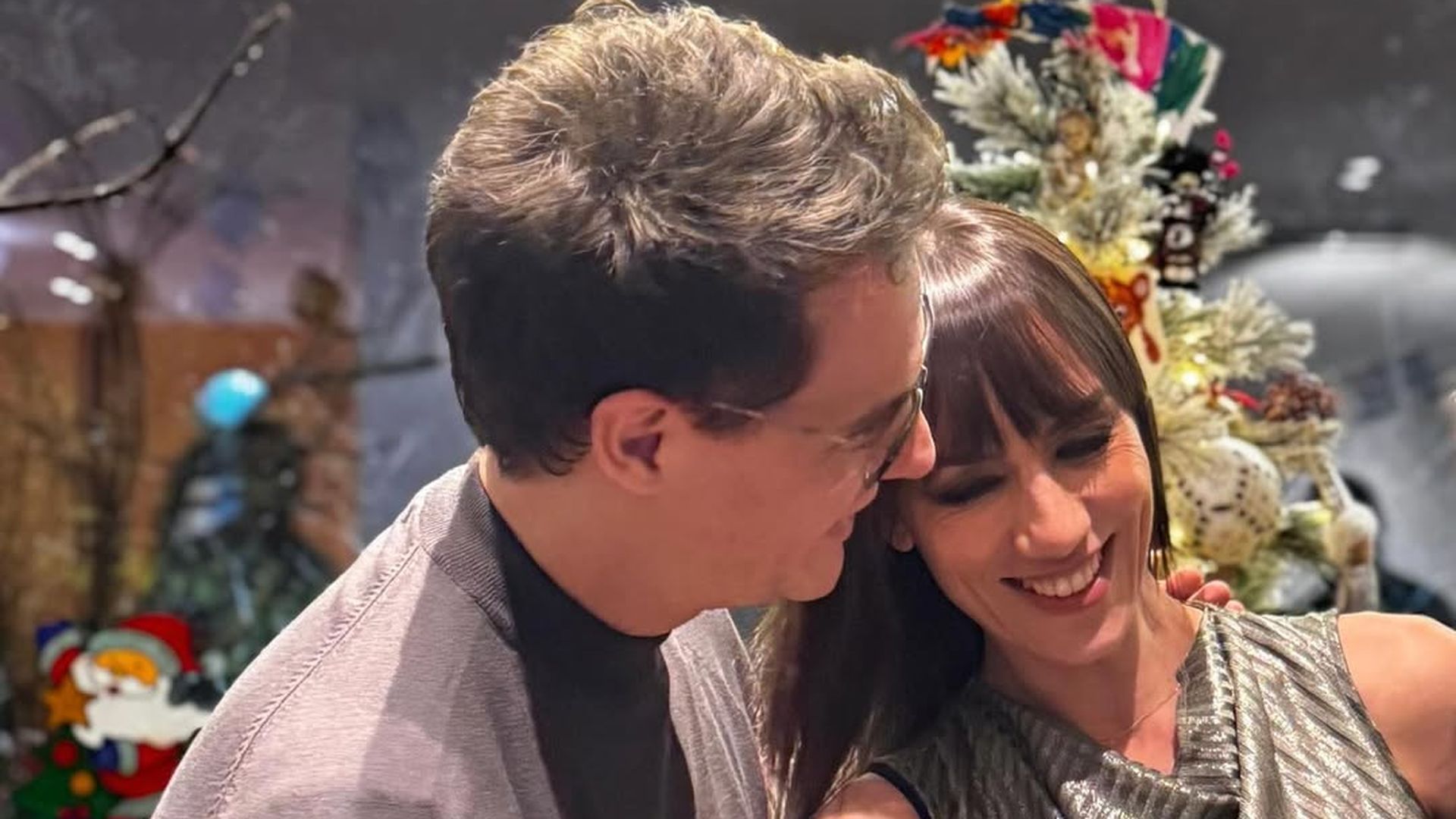 Patricia Pardo y Christian Gálvez, en una imagen de redes sociales