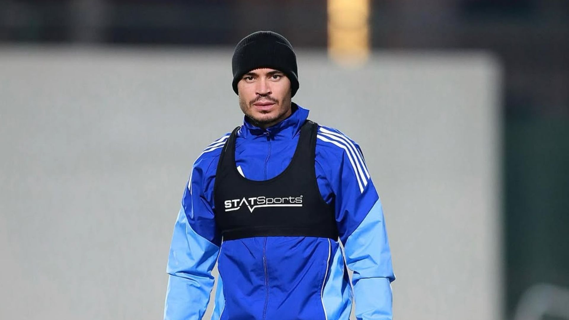 Raúl de Tomás, en un entrenamiento Raúl de Tomás, en un entrenamiento