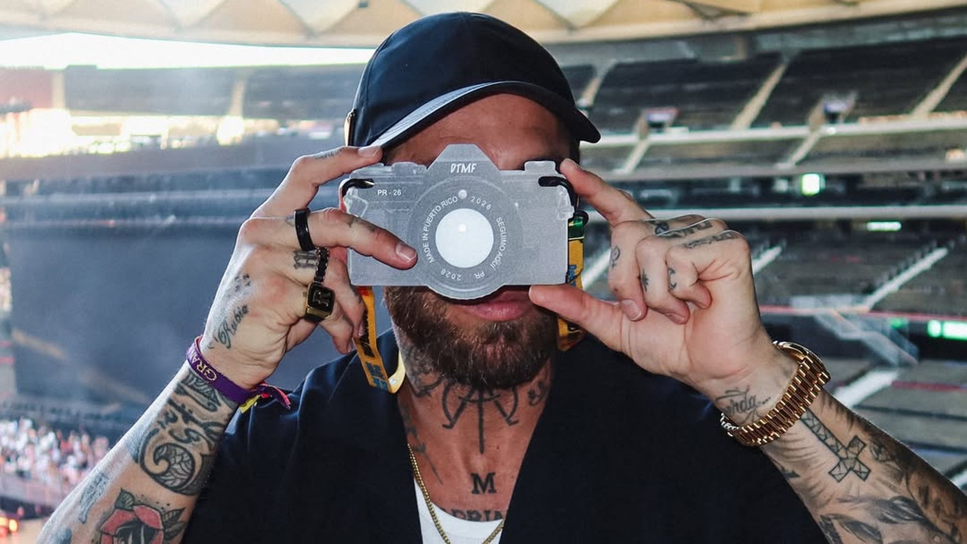 Sergio Ramos, en el concierto de Bad Bunny en el Metropolitano Sergio Ramos, en el concierto de Bad Bunny en el Metropolitano