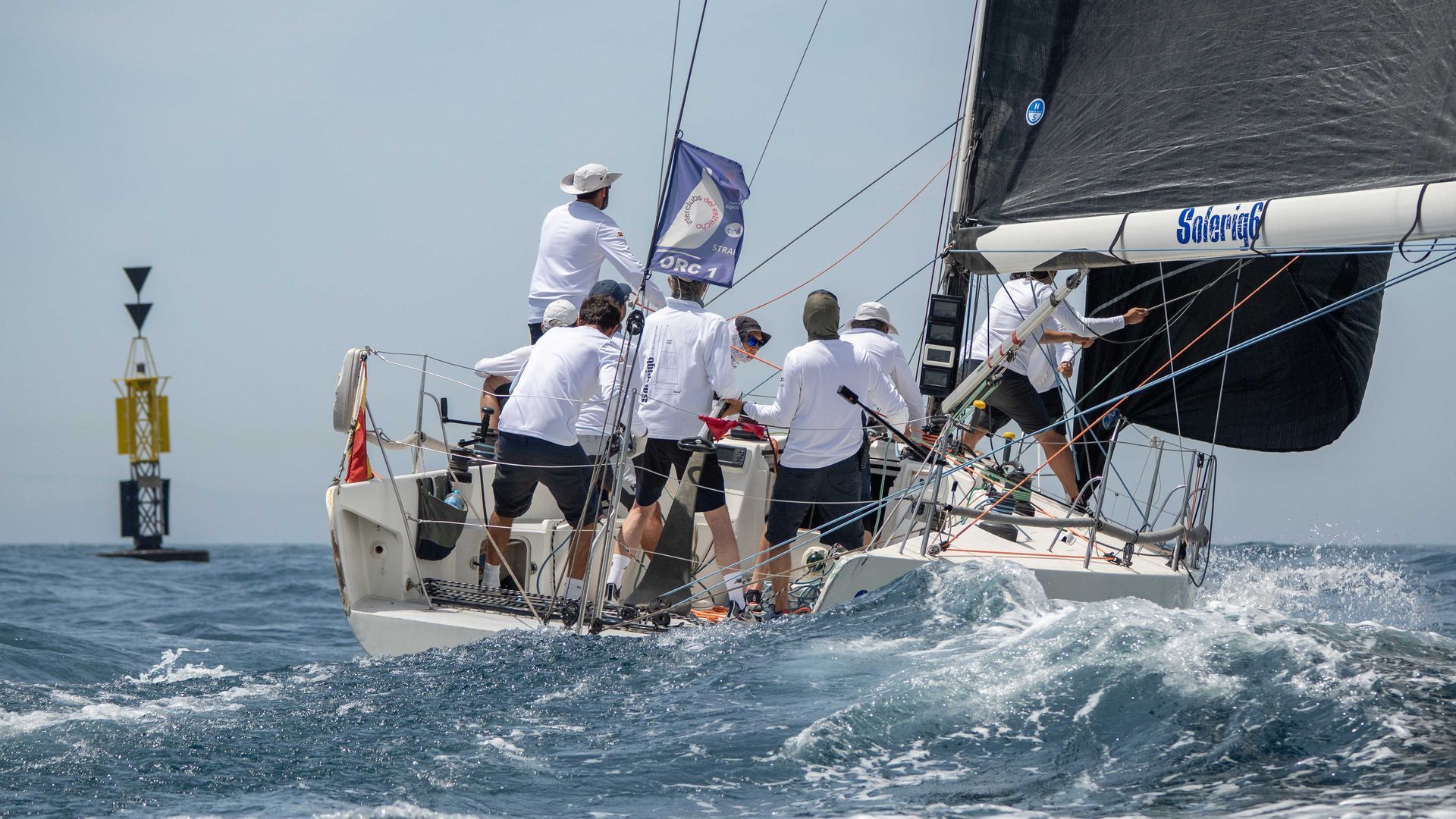 Un momento del 'Solerig VI' durante la 13ª Straitchallenge disputada en aguas de Ceuta. Un momento del 'Solerig VI' durante la 13ª Straitchallenge disputada en aguas de Ceuta.
