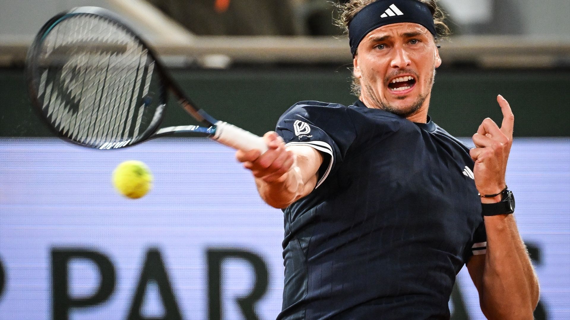 Alexander Zverev, en Roland Garros Alexander Zverev, en Roland Garros