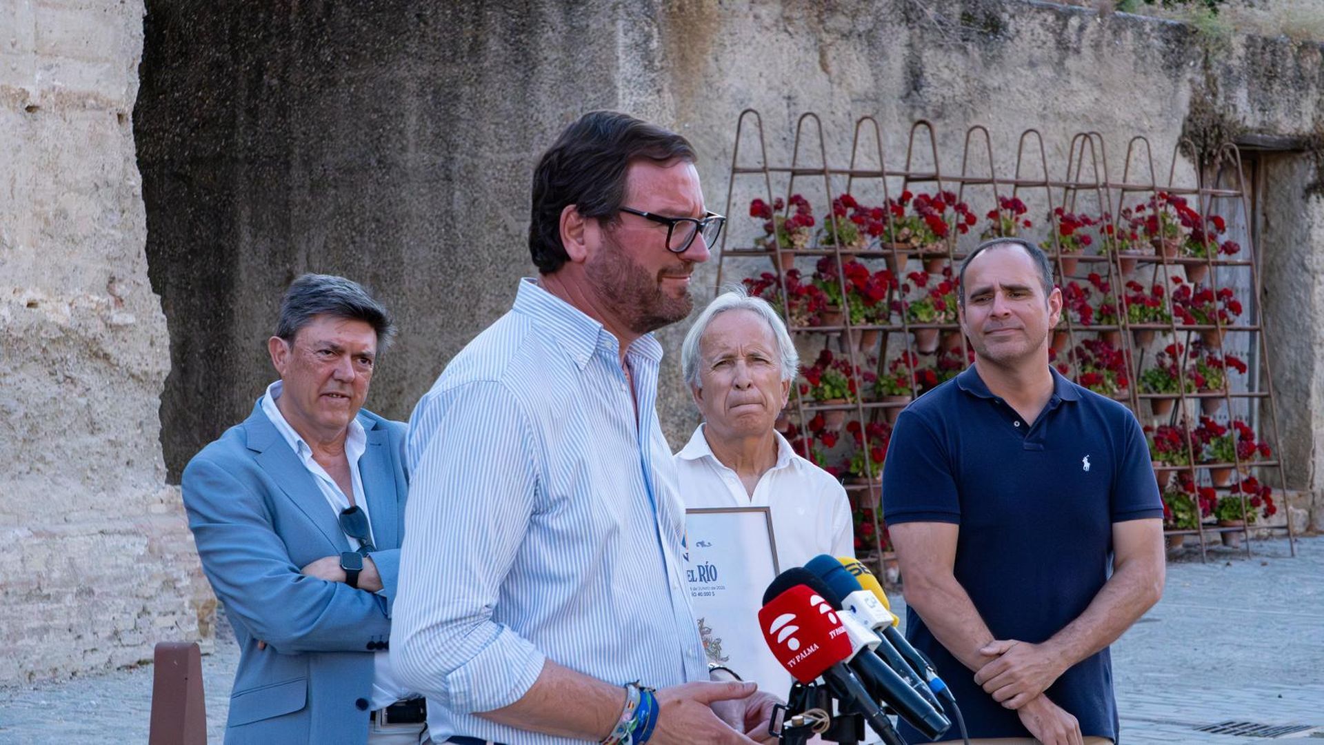 Antonio Ramón Martín, diputado de Deportes de la Diputación de Córdoba, durante la presentación