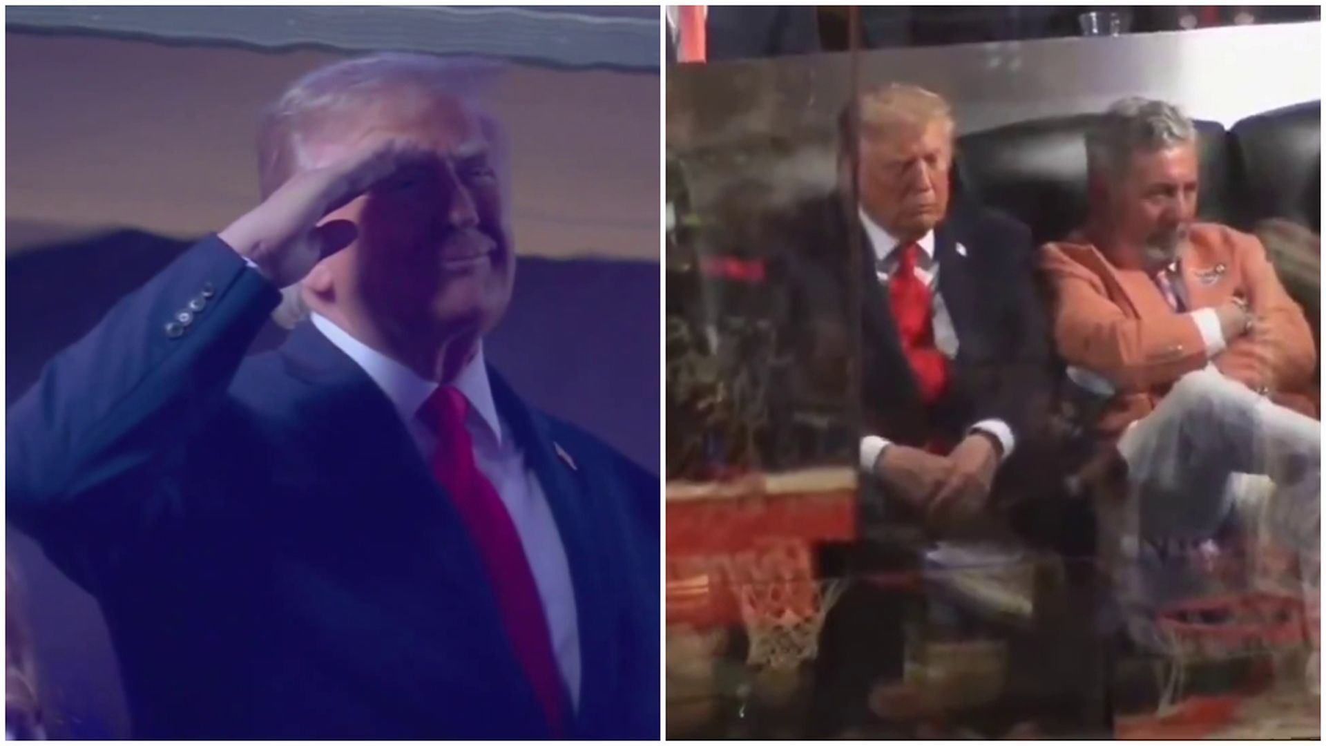 Donald Trump, presente en el tercer partido de las finales de la NBA Donald Trump, presente en el tercer partido de las finales de la NBA
