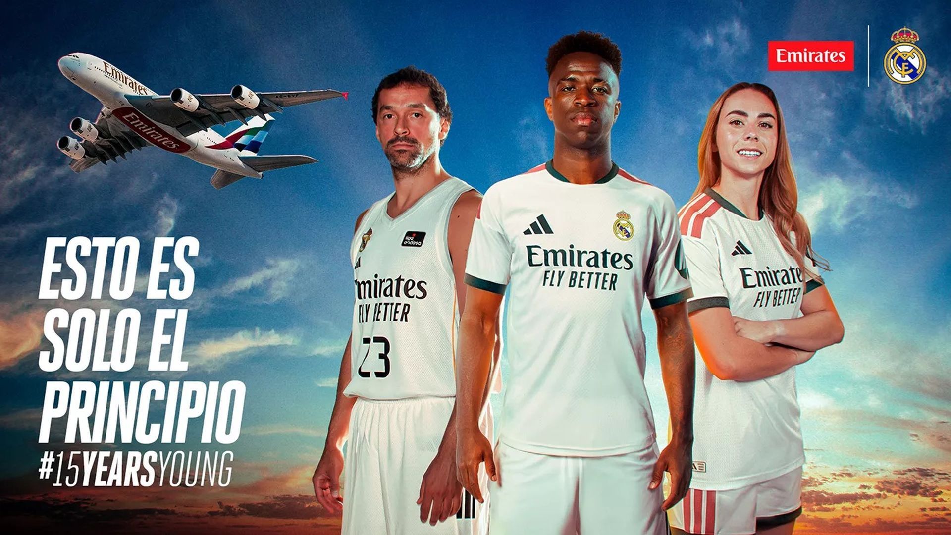 El anuncio del patrocinio de Fly Emirates con el Real Madrid El anuncio del patrocinio de Fly Emirates con el Real Madrid