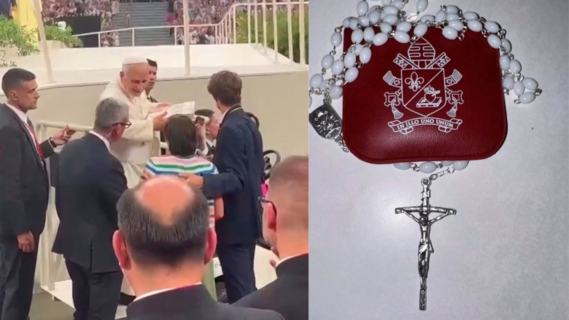 El intercambio de regalos entre Roscón y el Papa León XIV