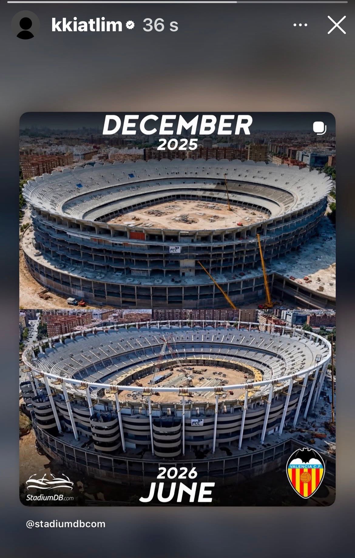 El mensaje de Kiat Lim sobre el Nou Mestalla