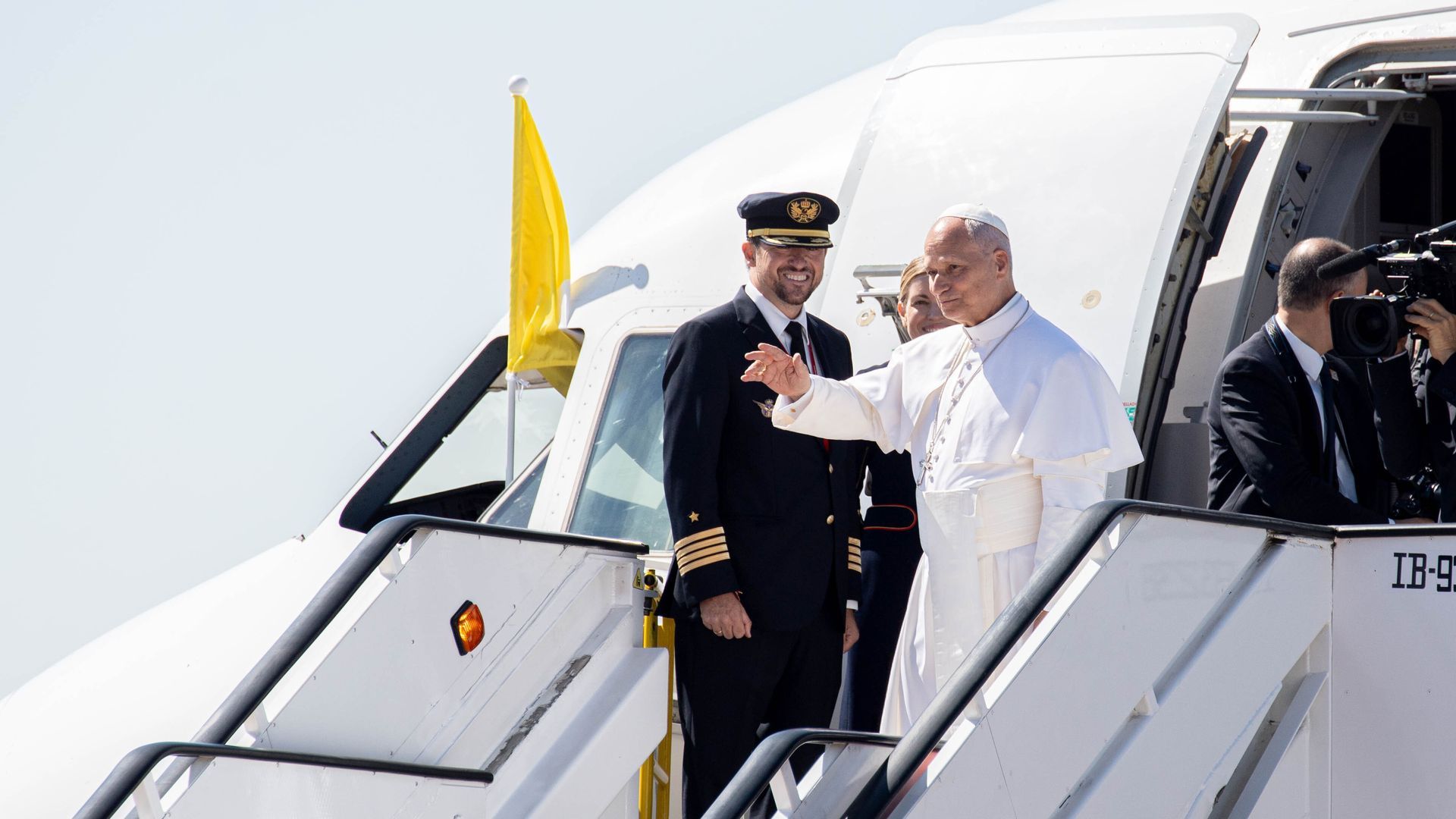 El papa León XIV, rumbo a Barcelona