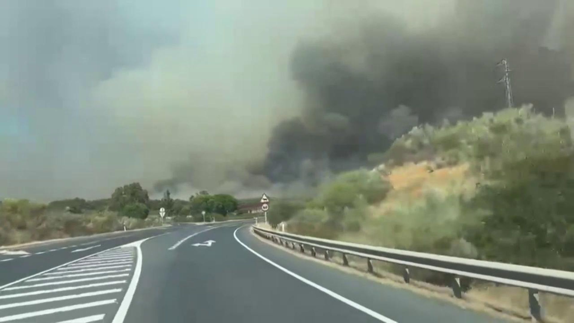 Incendio en Los Turbios Huelva Incendio en Los Turbios Huelva