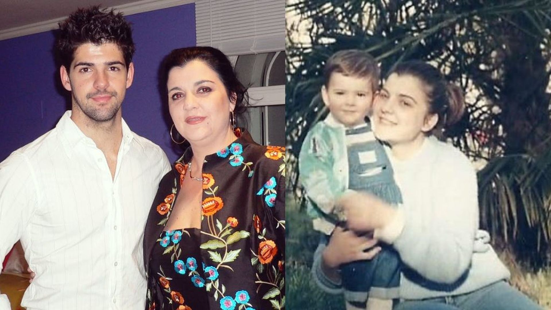Miguel Ángel Muñoz con su madre, Cristina Blanco Miguel Ángel Muñoz con su madre, Cristina Blanco