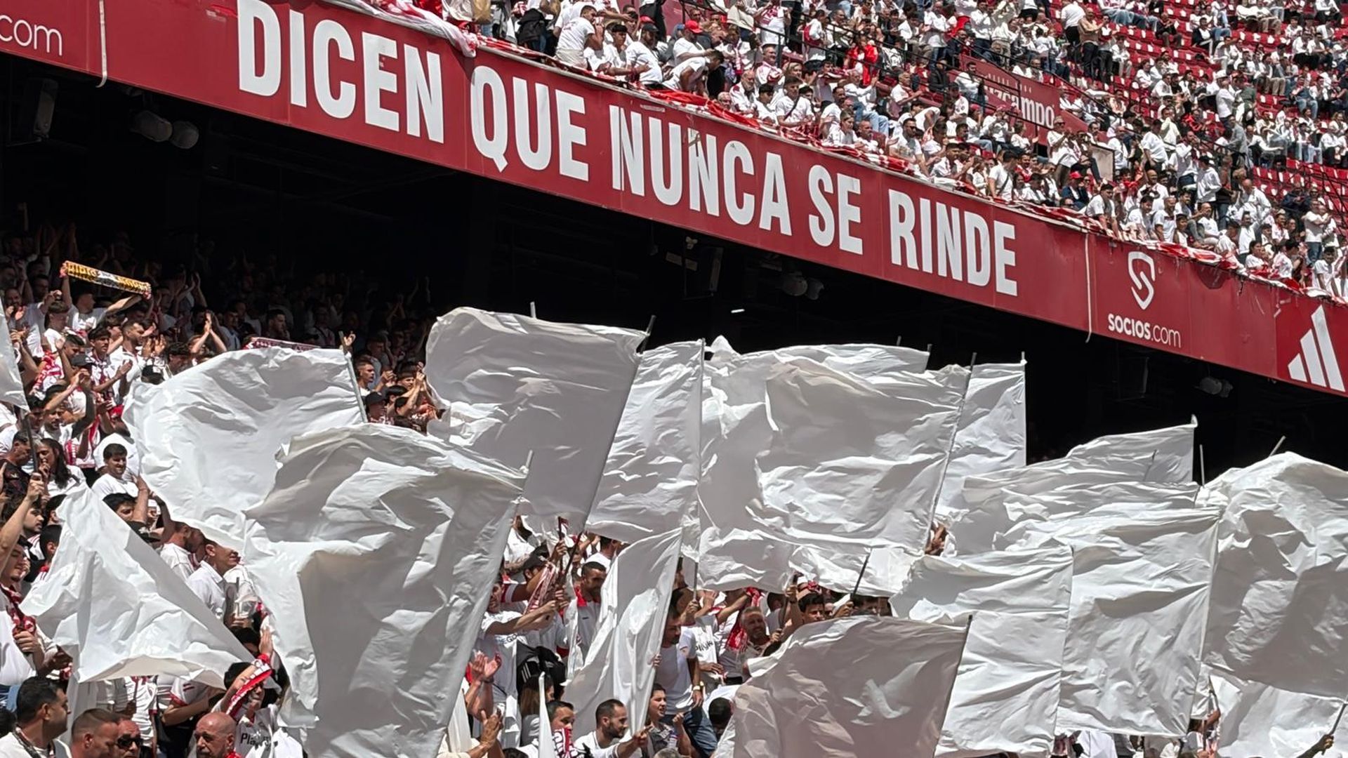 Ambiente en el Sánchez-Pizjuán antes del Sevilla - Espanyol