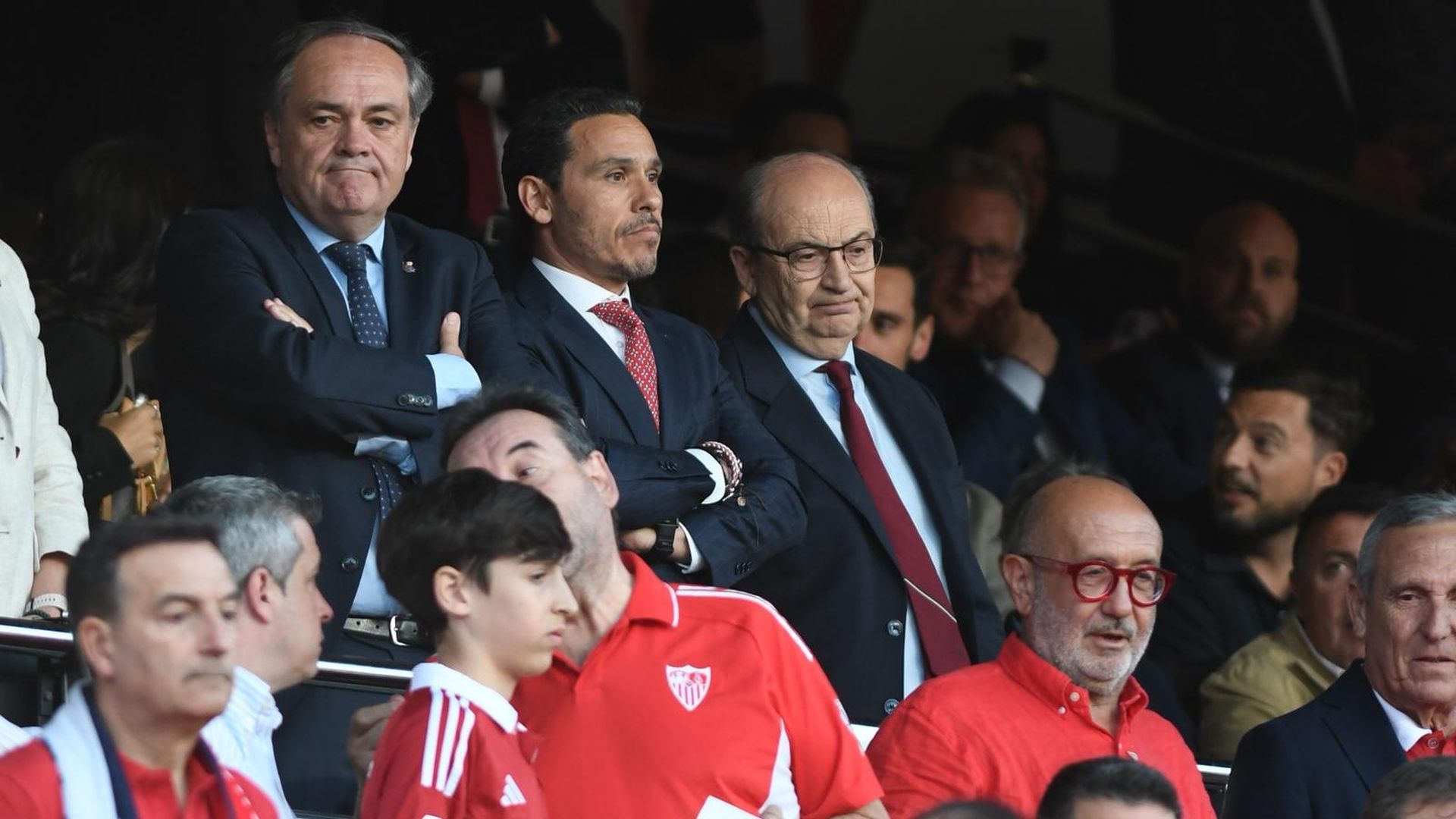Aperribay, Del Nido Carrasco y Castro, en el Sevilla - Real Sociedad