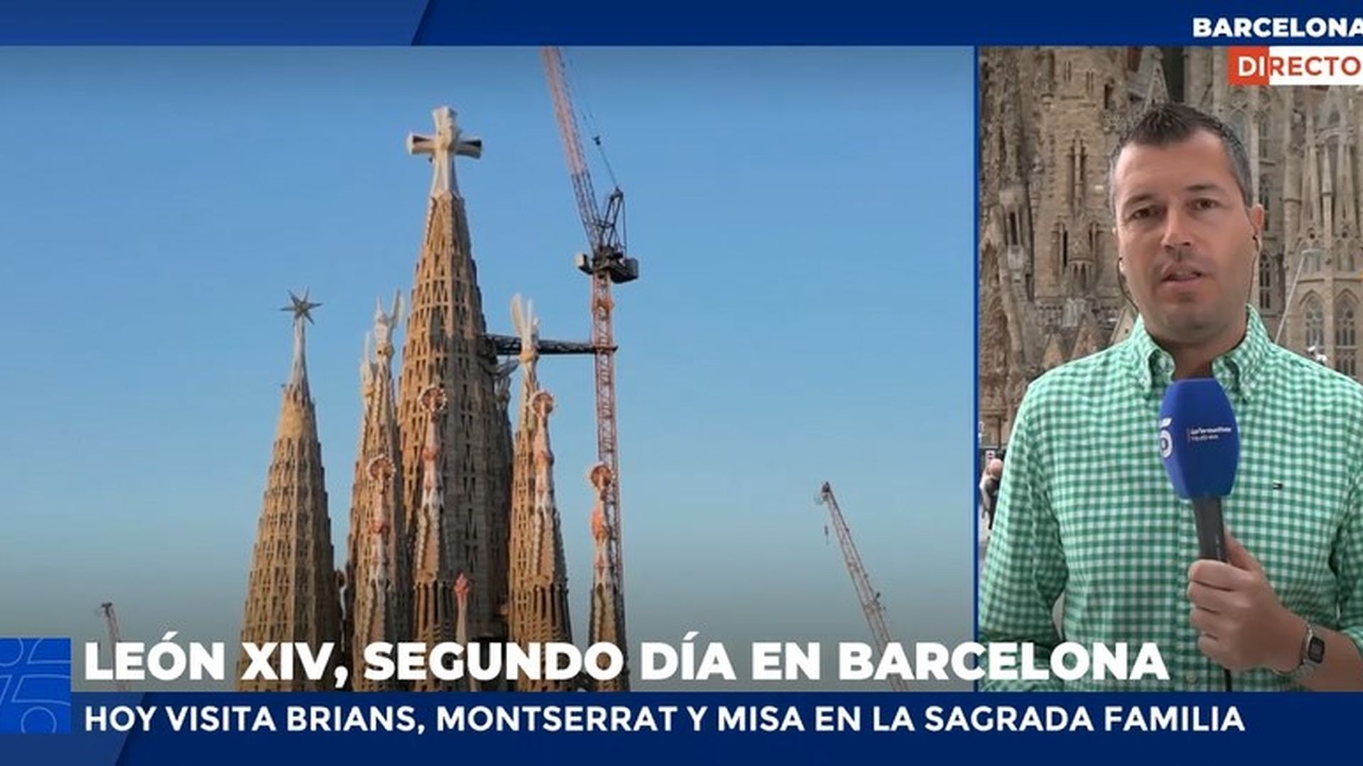 Barcelona ultima los detalles para el segundo día de la visita del papa León XIV