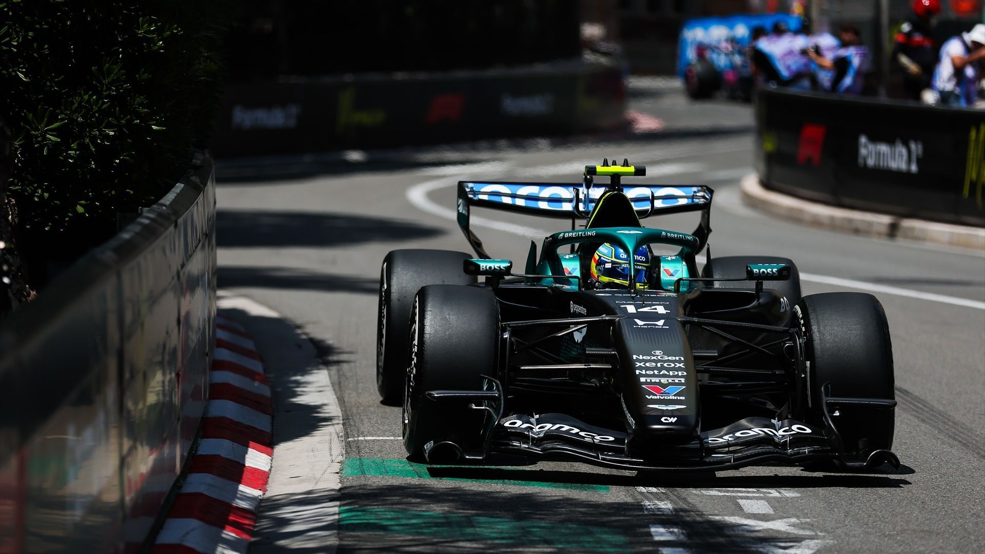 Fernando Alonso durante el Gran Premio de Mónaco