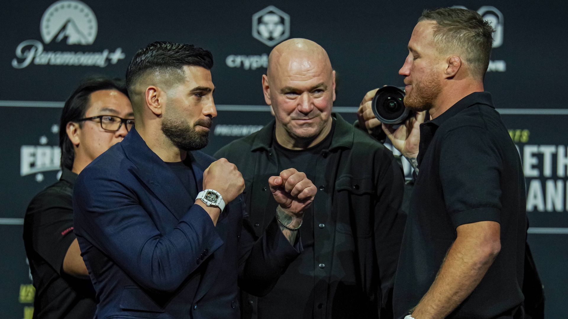 Ilia Topuria y Justin Gaethje