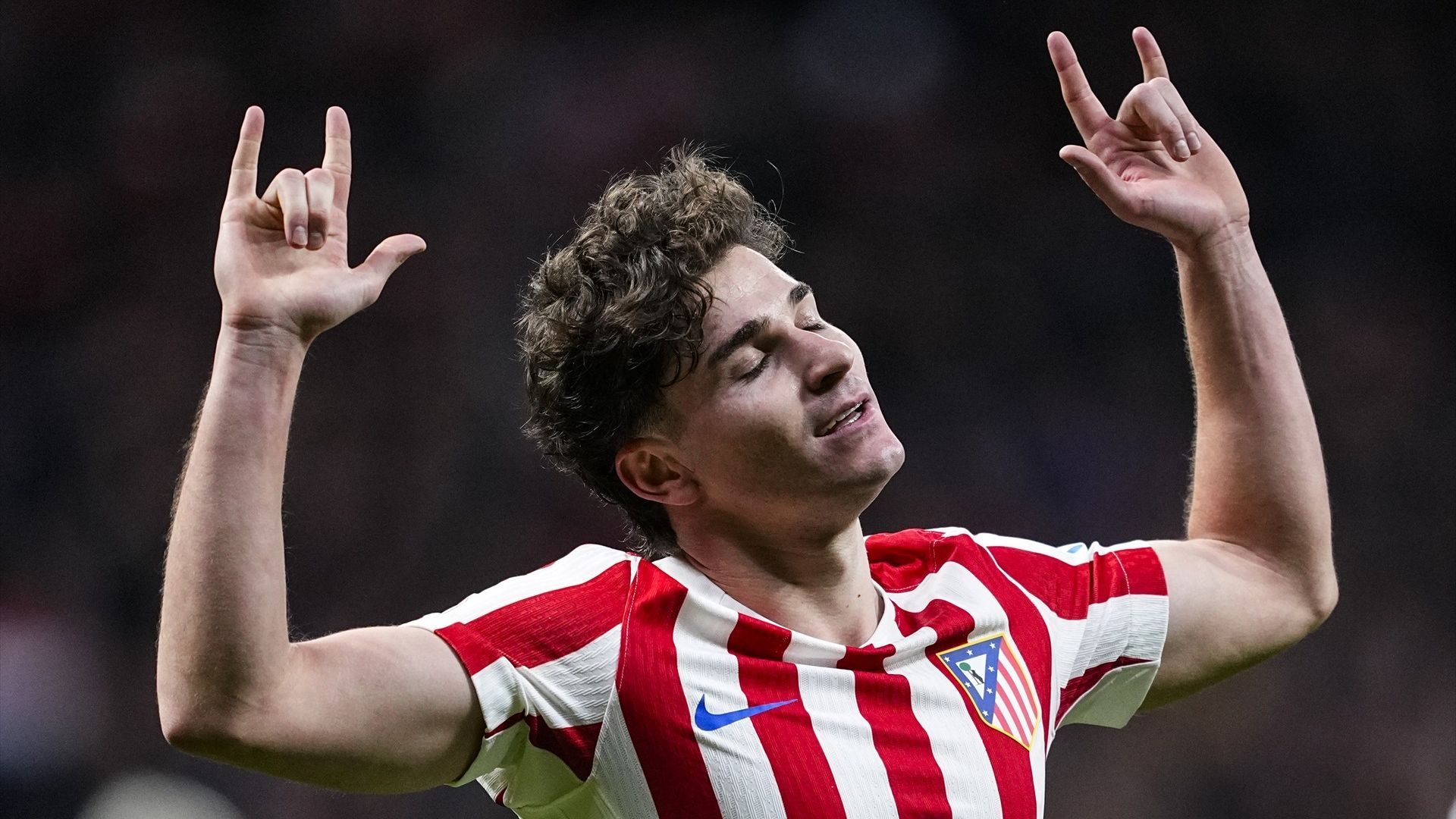 Julián Álvarez, en un partido con el Atlético de Madrid