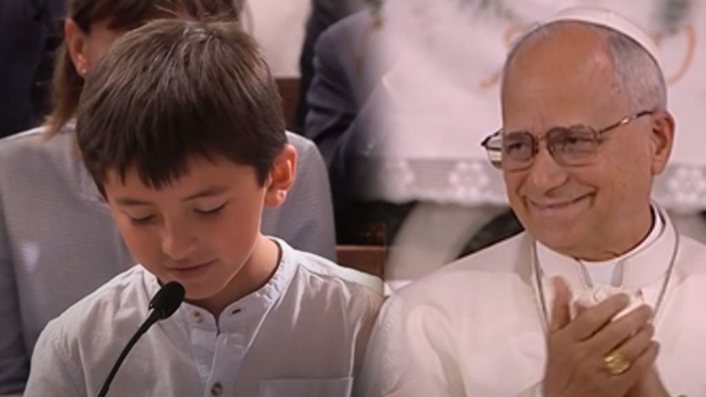 La pregunta de Renzo, el niño de seis años, que deja sin palabras al papa León XIV: “No es fácil encontrar la respuesta”