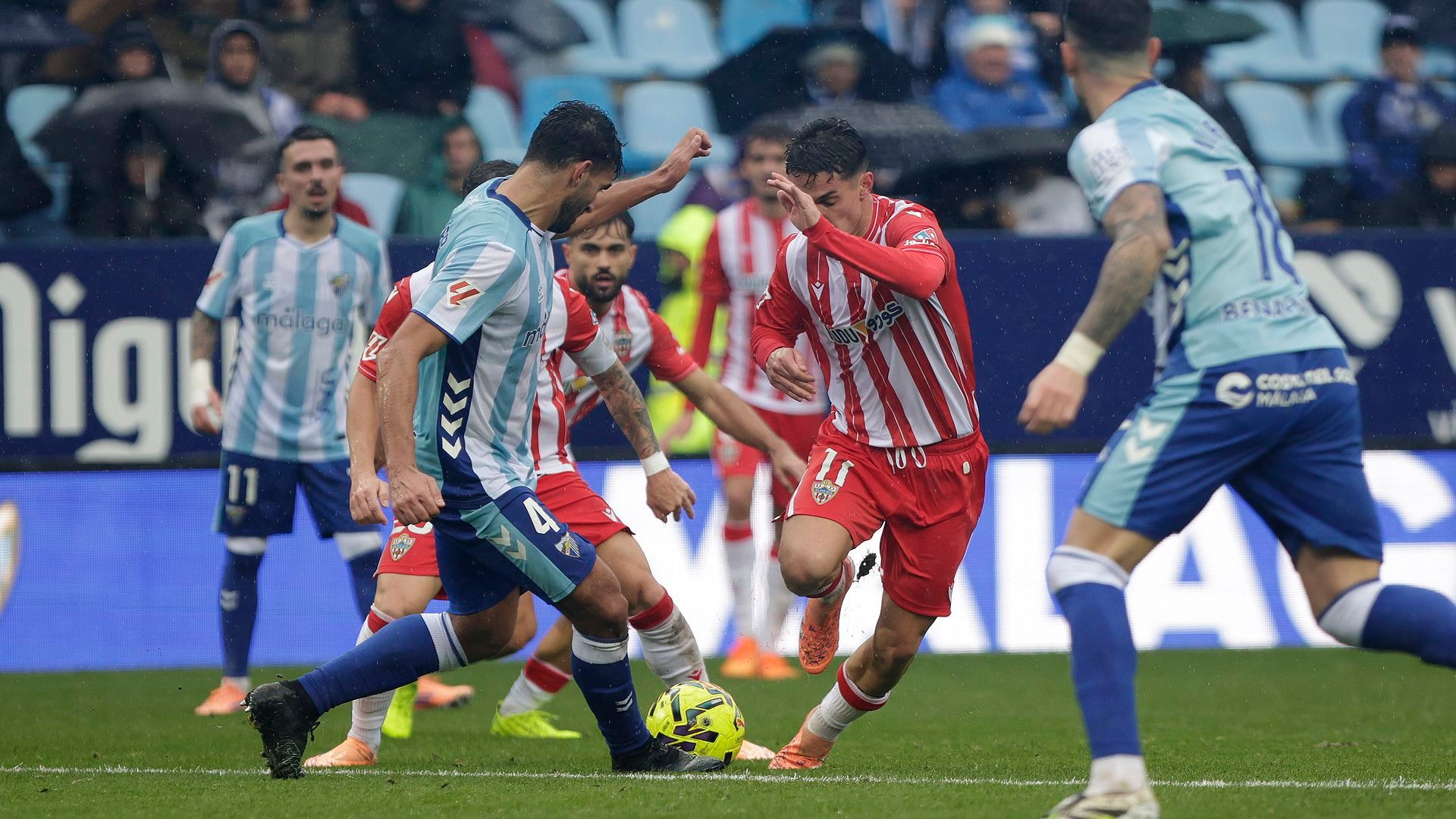 Lance del Málaga CF - UD Almería de la primera vuelta Lance del Málaga CF - UD Almería de la primera vuelta