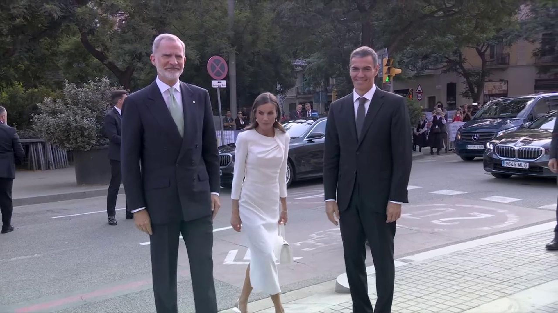 Los reyes y Pedro Sánchez