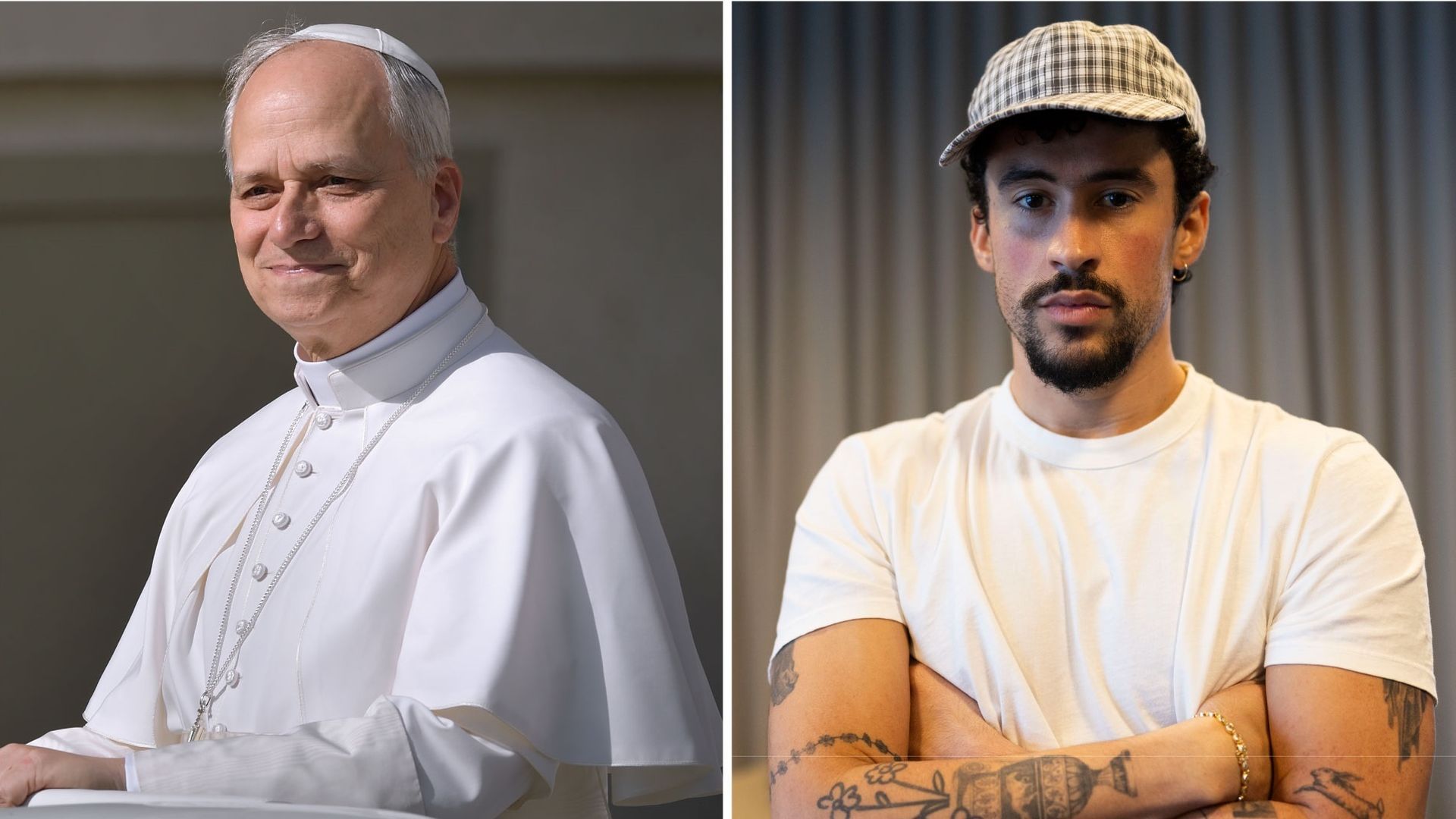 Papa León XIV y Bad Bunny Papa León XIV y Bad Bunny