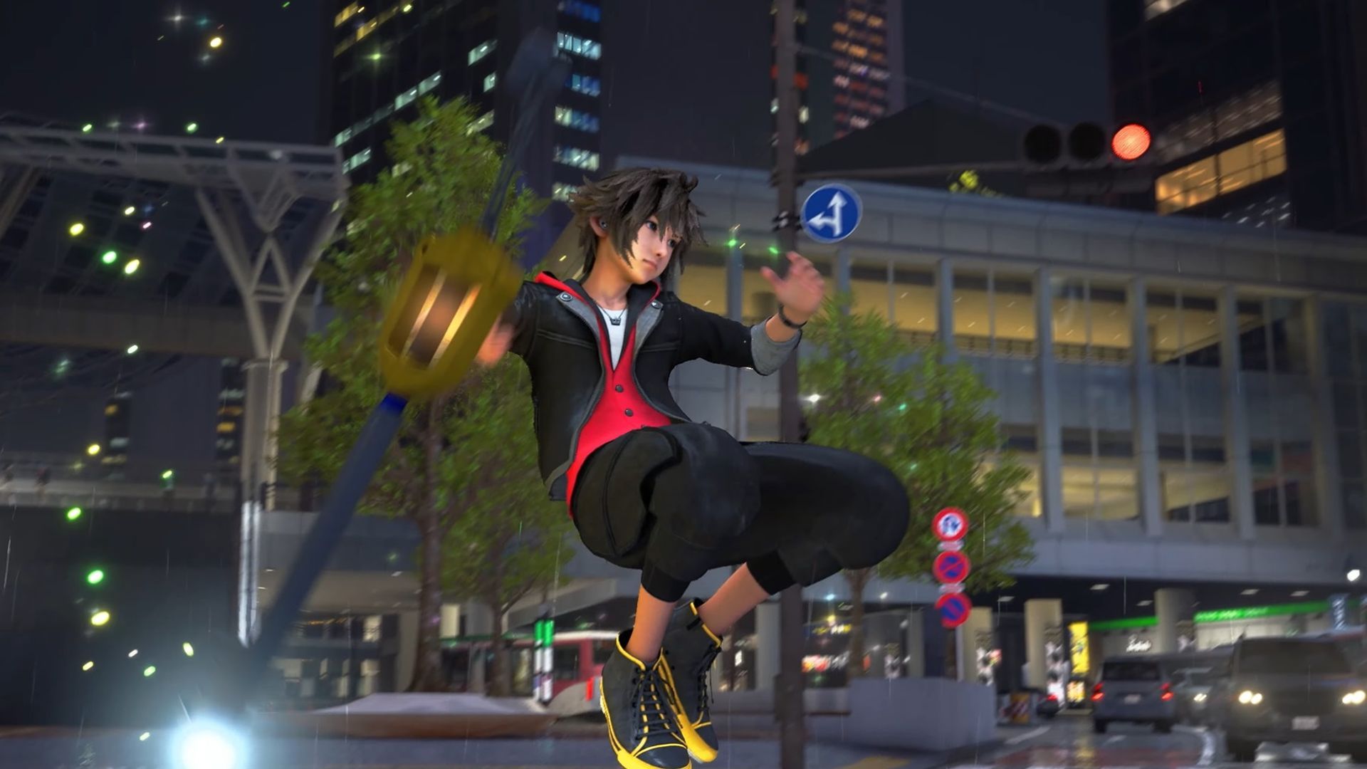 Sora en Quadratum durante el inicio de Kingdom Hearts 4 Sora en Quadratum durante el inicio de Kingdom Hearts 4