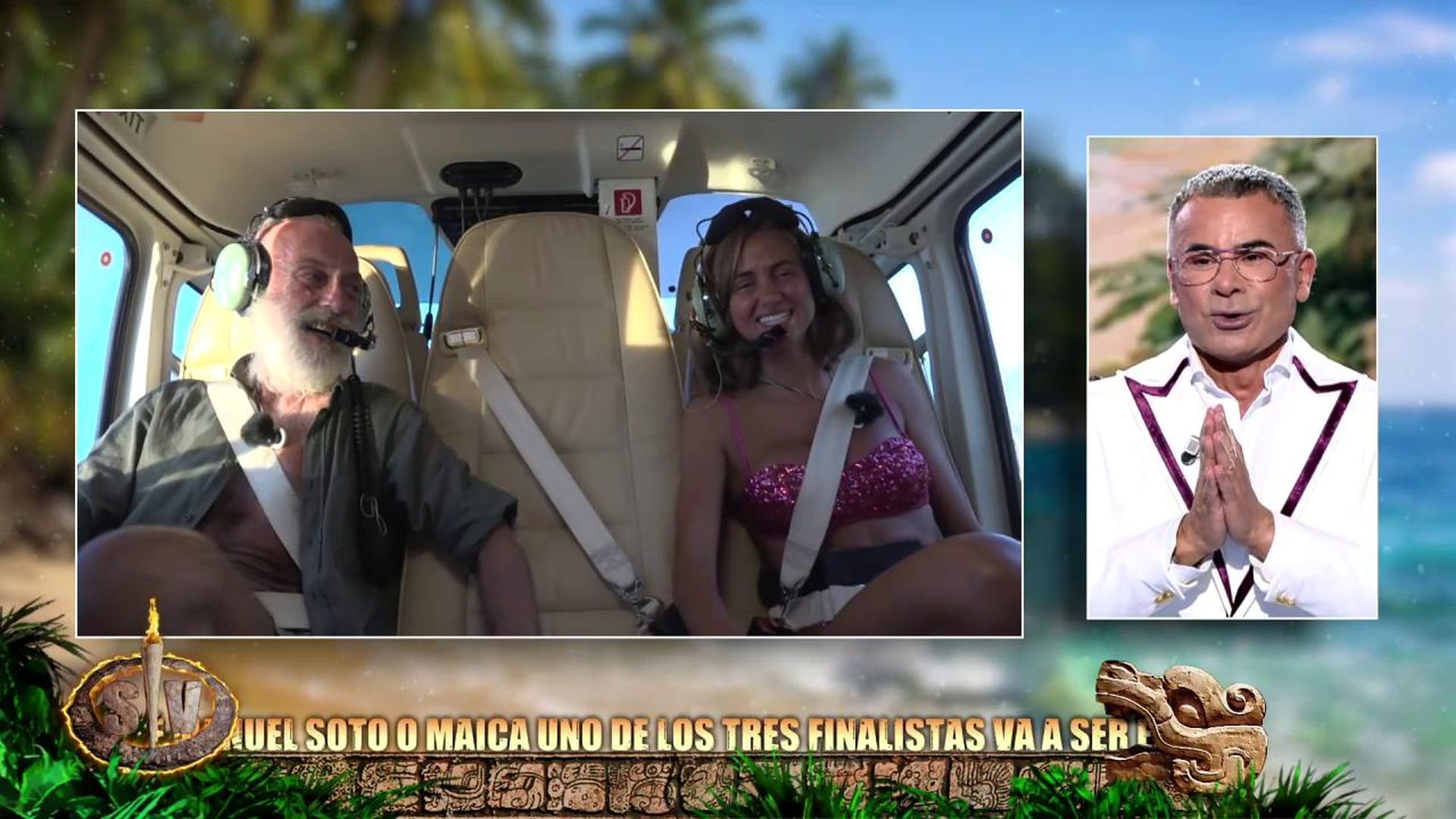 Maica Benedicto y José Manuel Soto recuerdan sus comienzos antes de bajar del helicóptero en la gran final