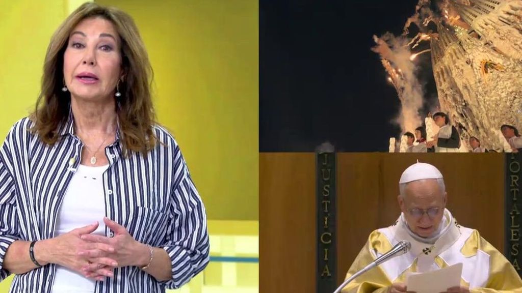 Ana Rosa Quintana, tras la visita del Papa a Barcelona: "La Sagrada Familia fue un trozo de cielo"