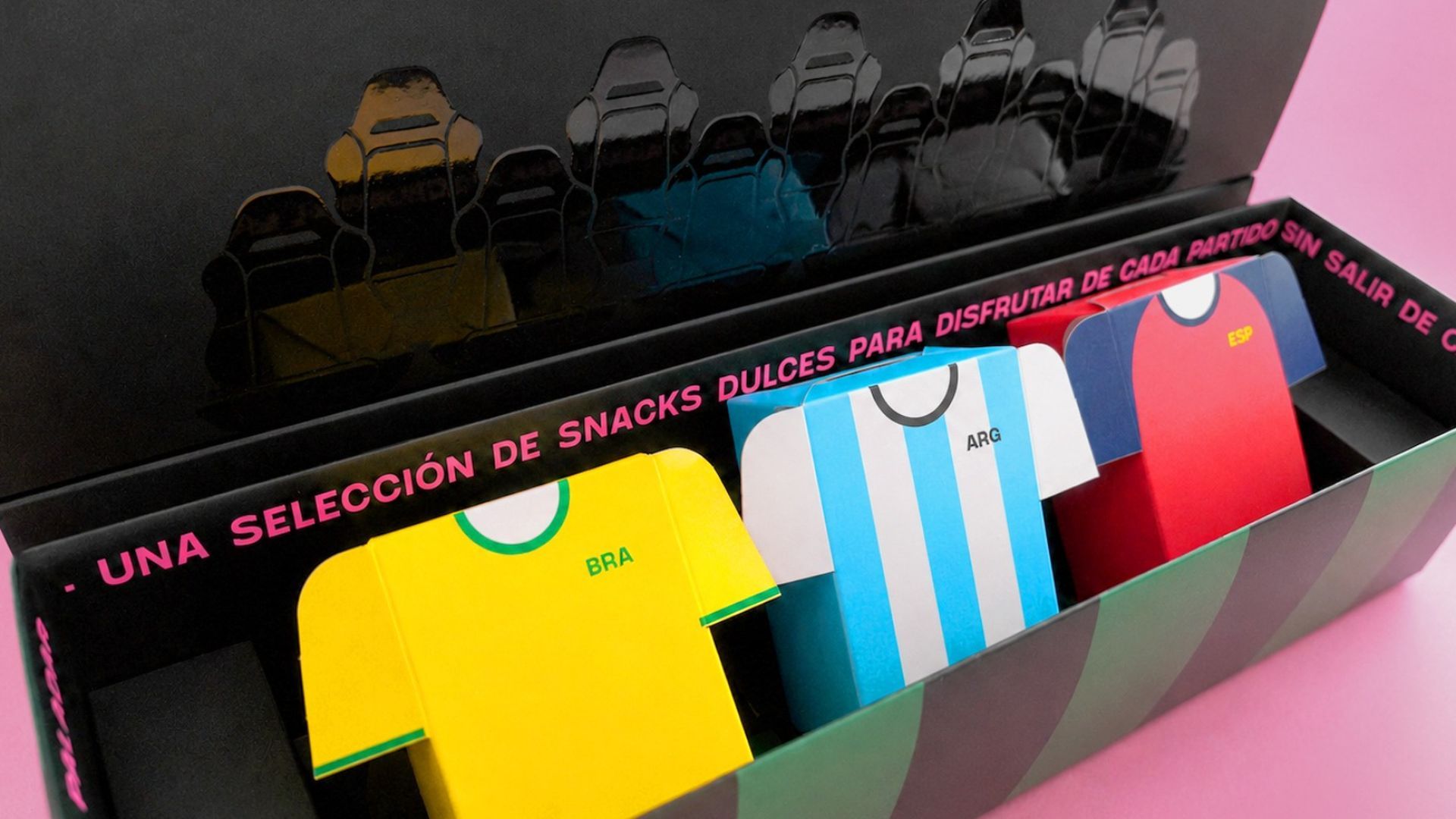 Caja de snacks del Mundial 2026