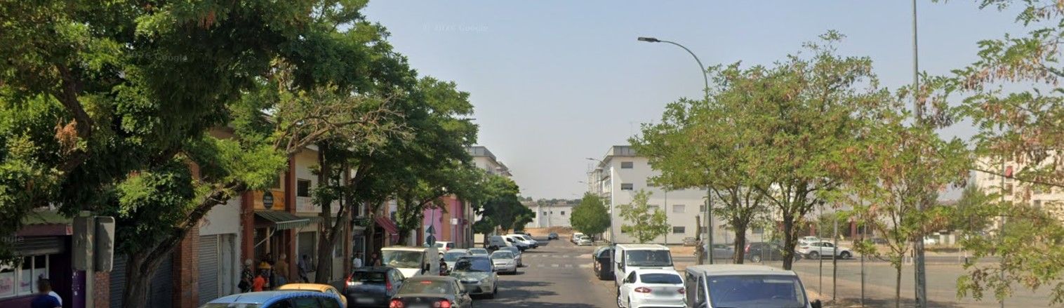Calle Luis Andreu Fernández Molina, donde se ubica la tienda que regentaba Juanfran y donde se han vivido momentos de tensión