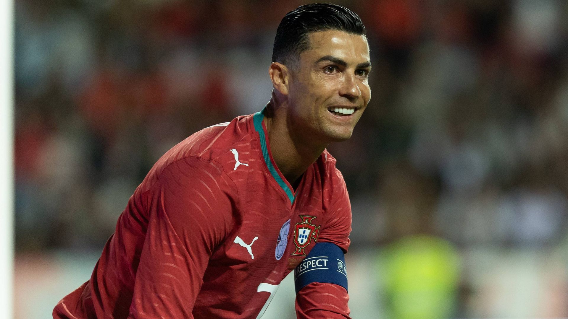Cistiano Ronaldo, durante un partido con Mundial Cistiano Ronaldo, durante un partido con Mundial