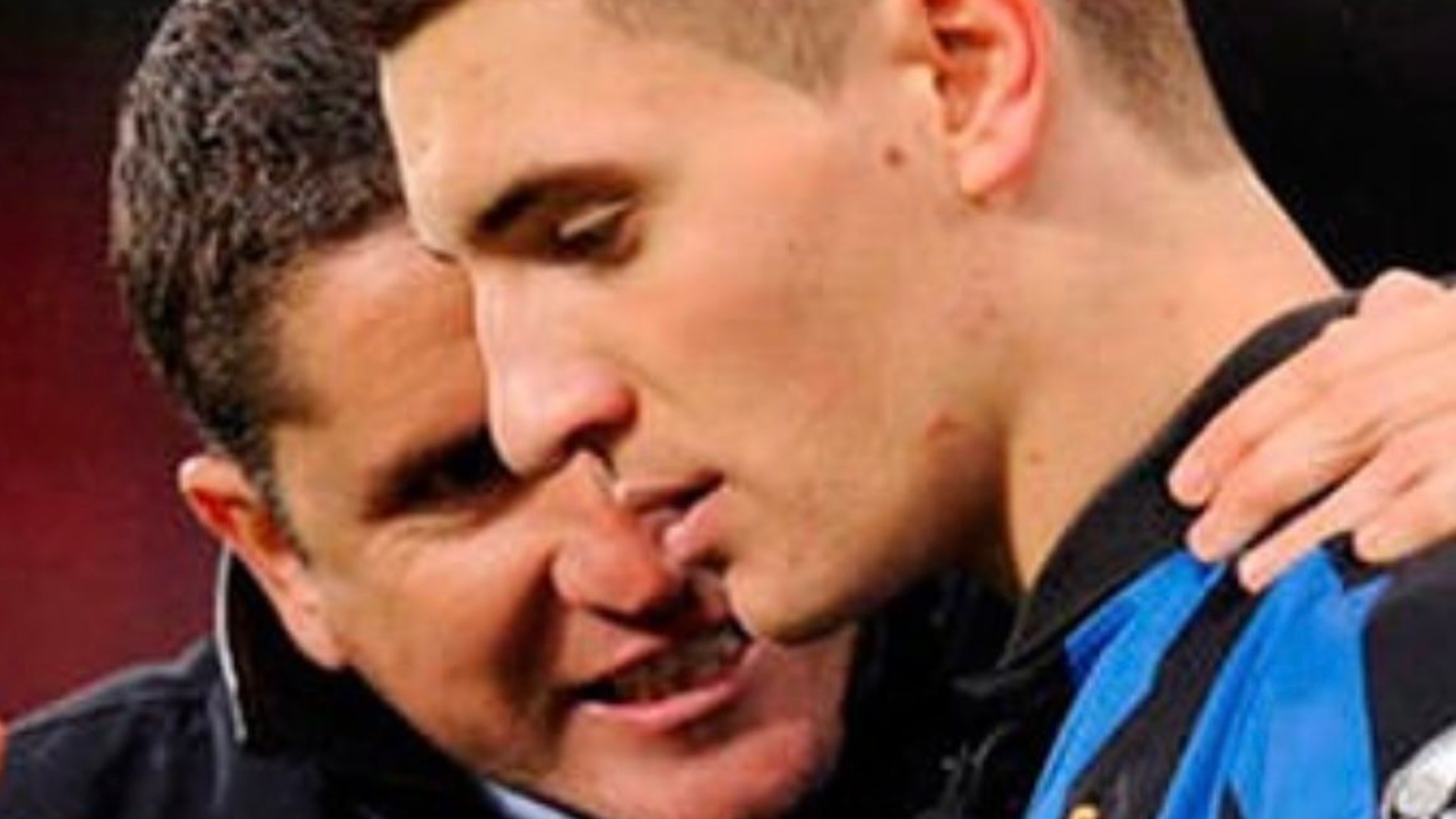 Garrido con Thomas Meunier Garrido con Thomas Meunier