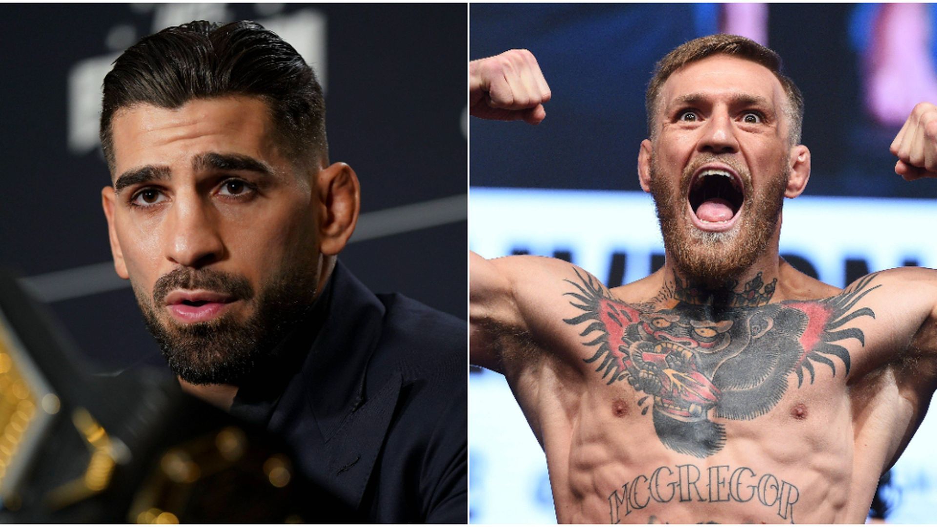 Ilia Topuria y Conor McGregor Ilia Topuria y Conor McGregor