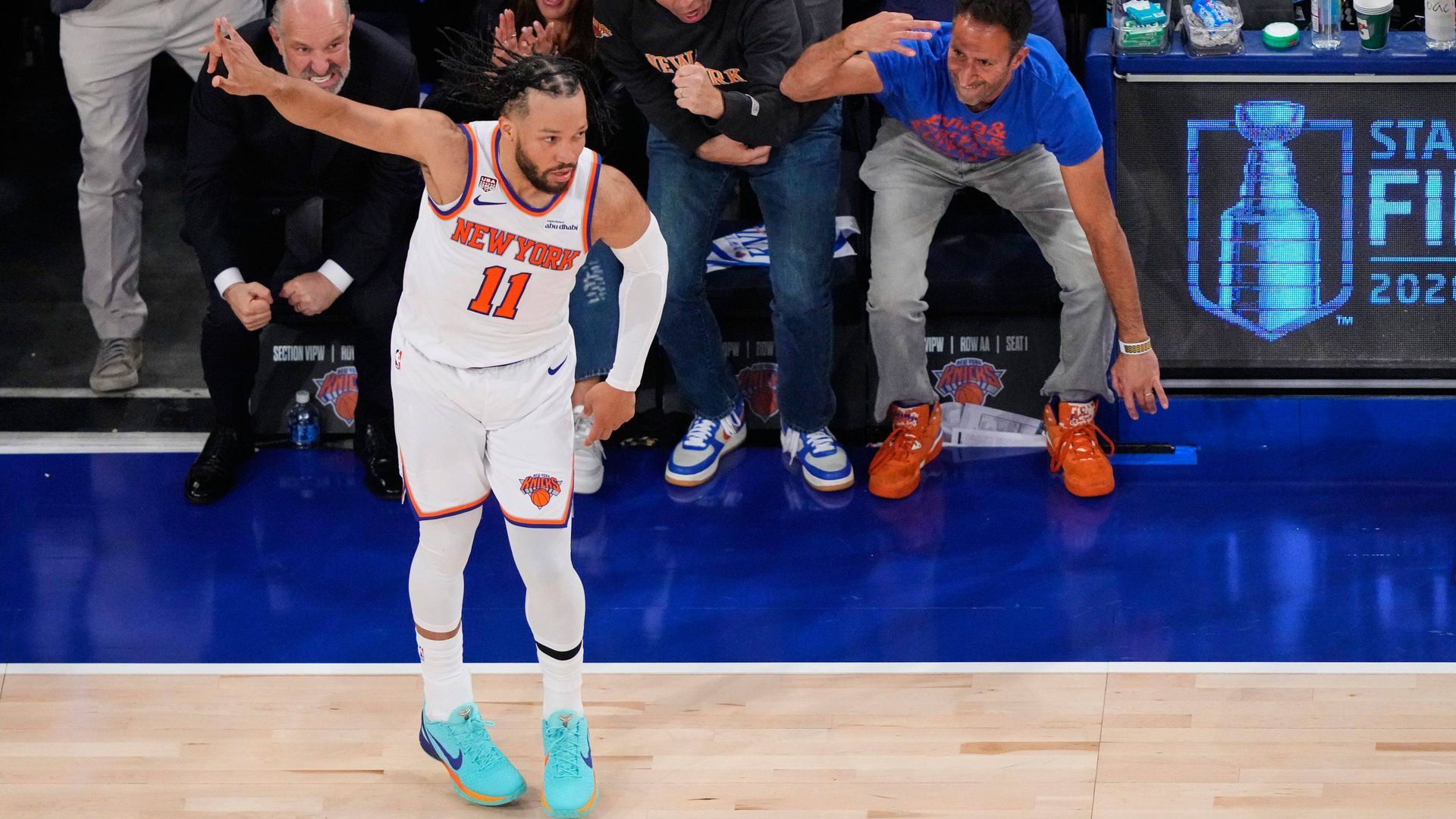 Jalen Brunson durante un partido